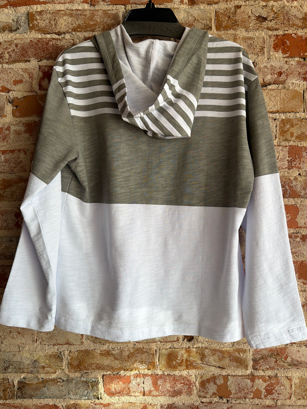 Color Block Zipper Hoodie