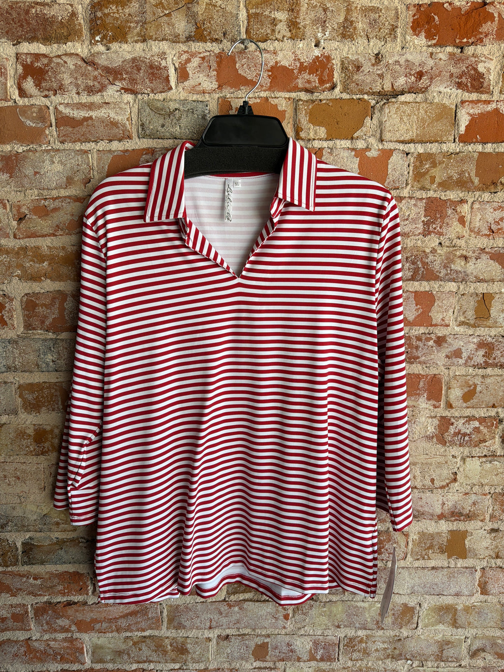 Lulu-B V-neck Stripe Top