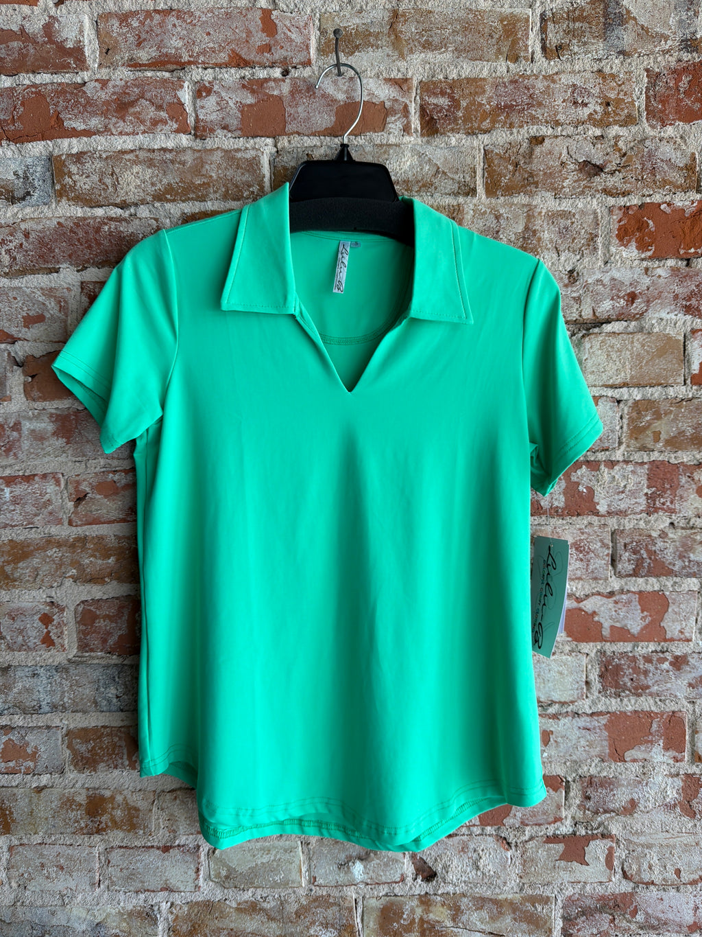 Lulu-B Short sleeve collar top