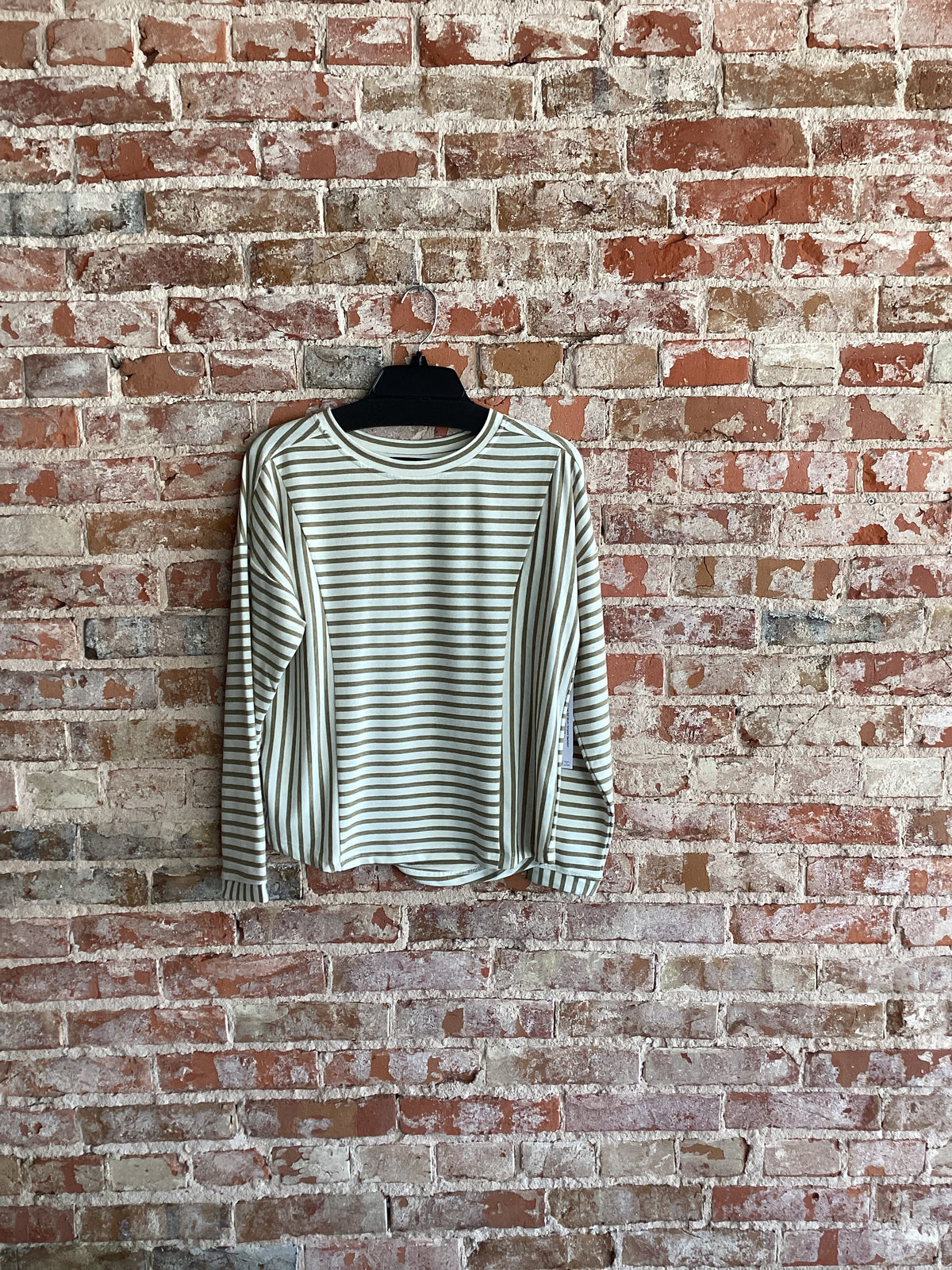 Tribal Crew NK Multi Striped Sweater