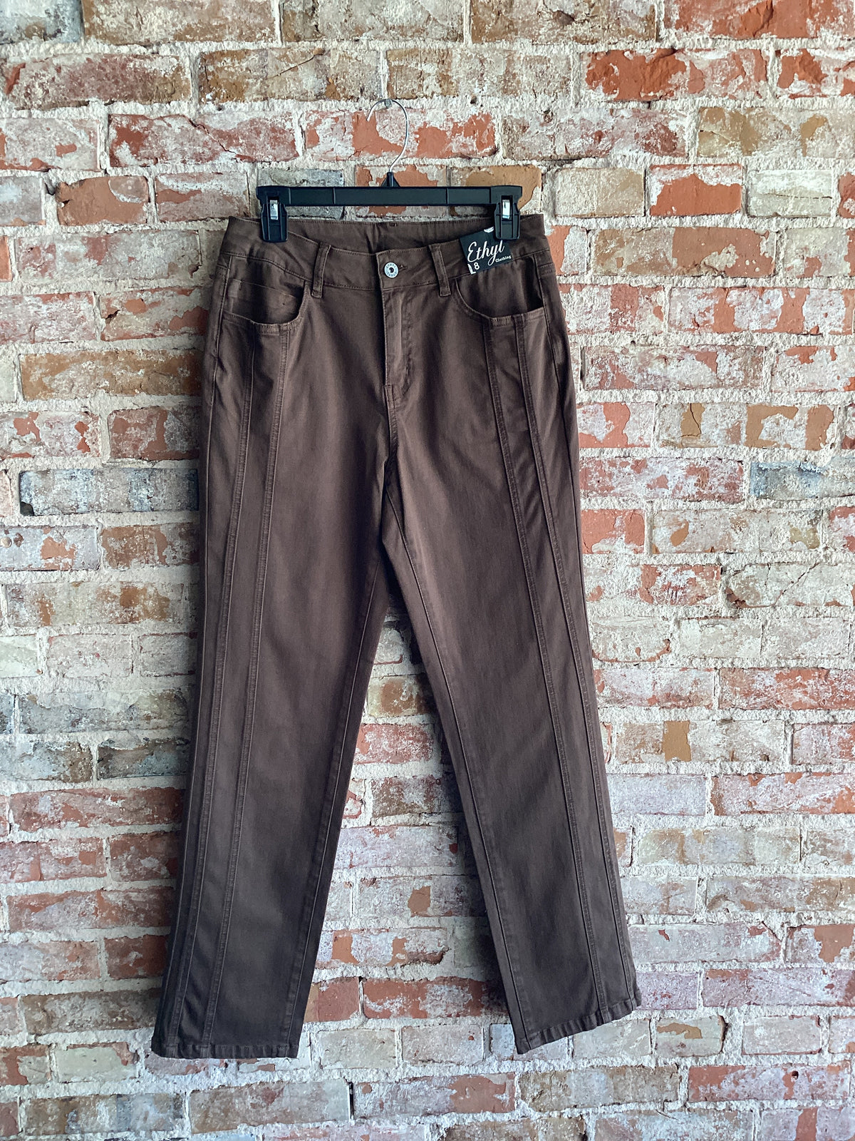 Ethyl Zipper Panel Pant