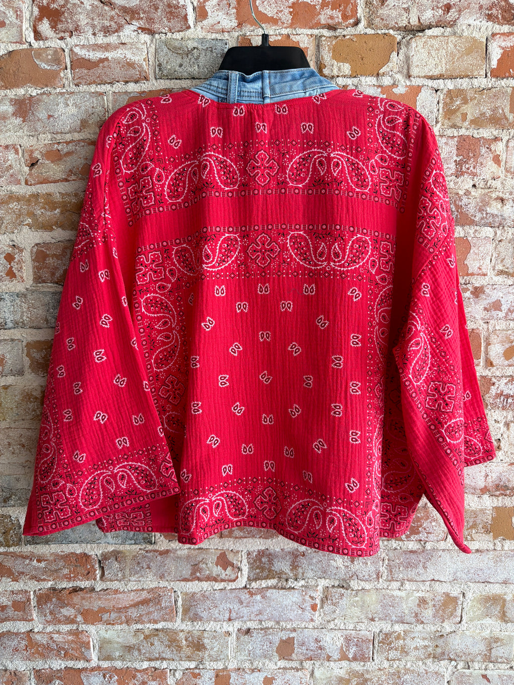 Shannon Passero Short Bandana Cardigan