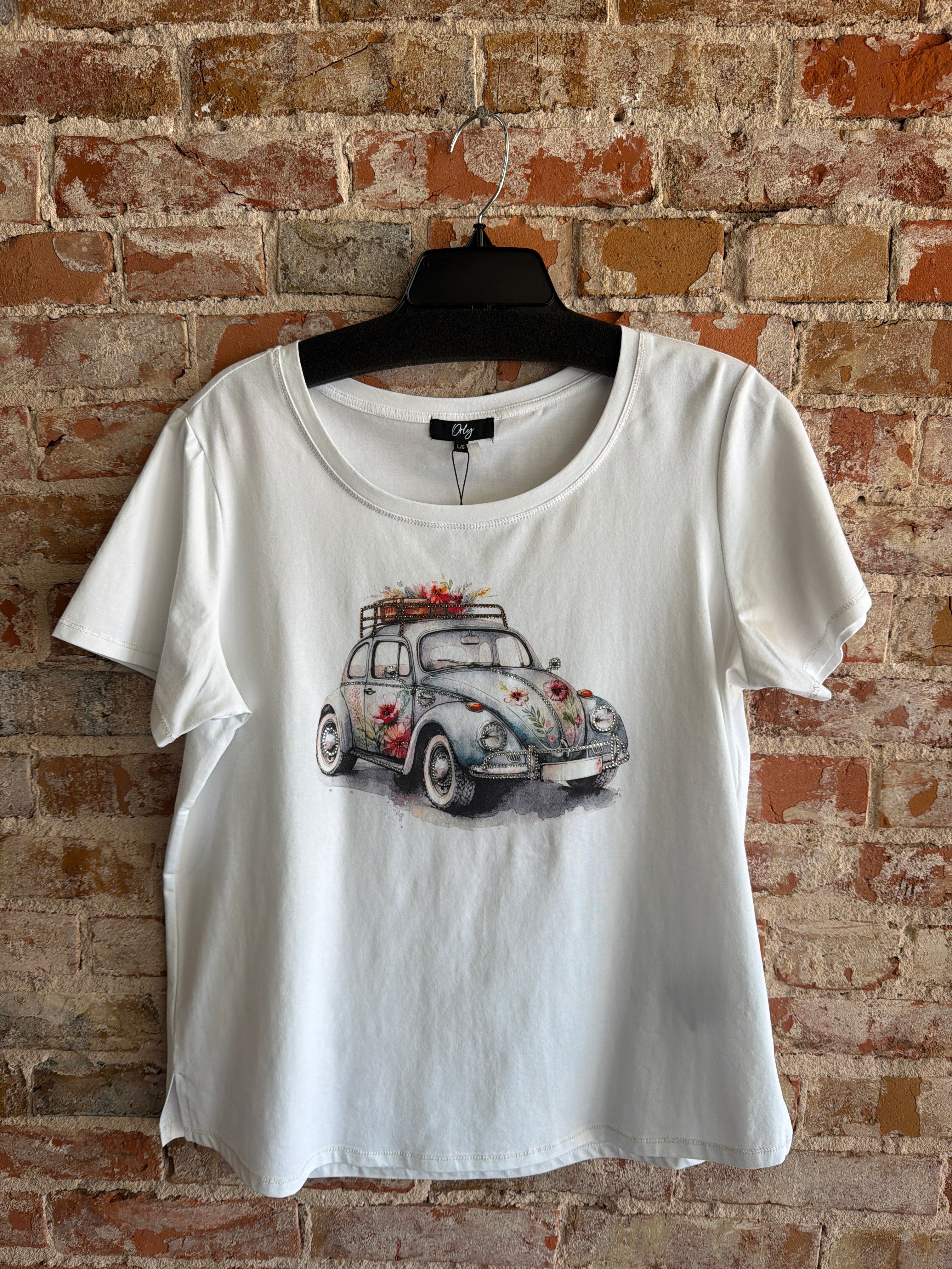 Orly White Ladies Top
