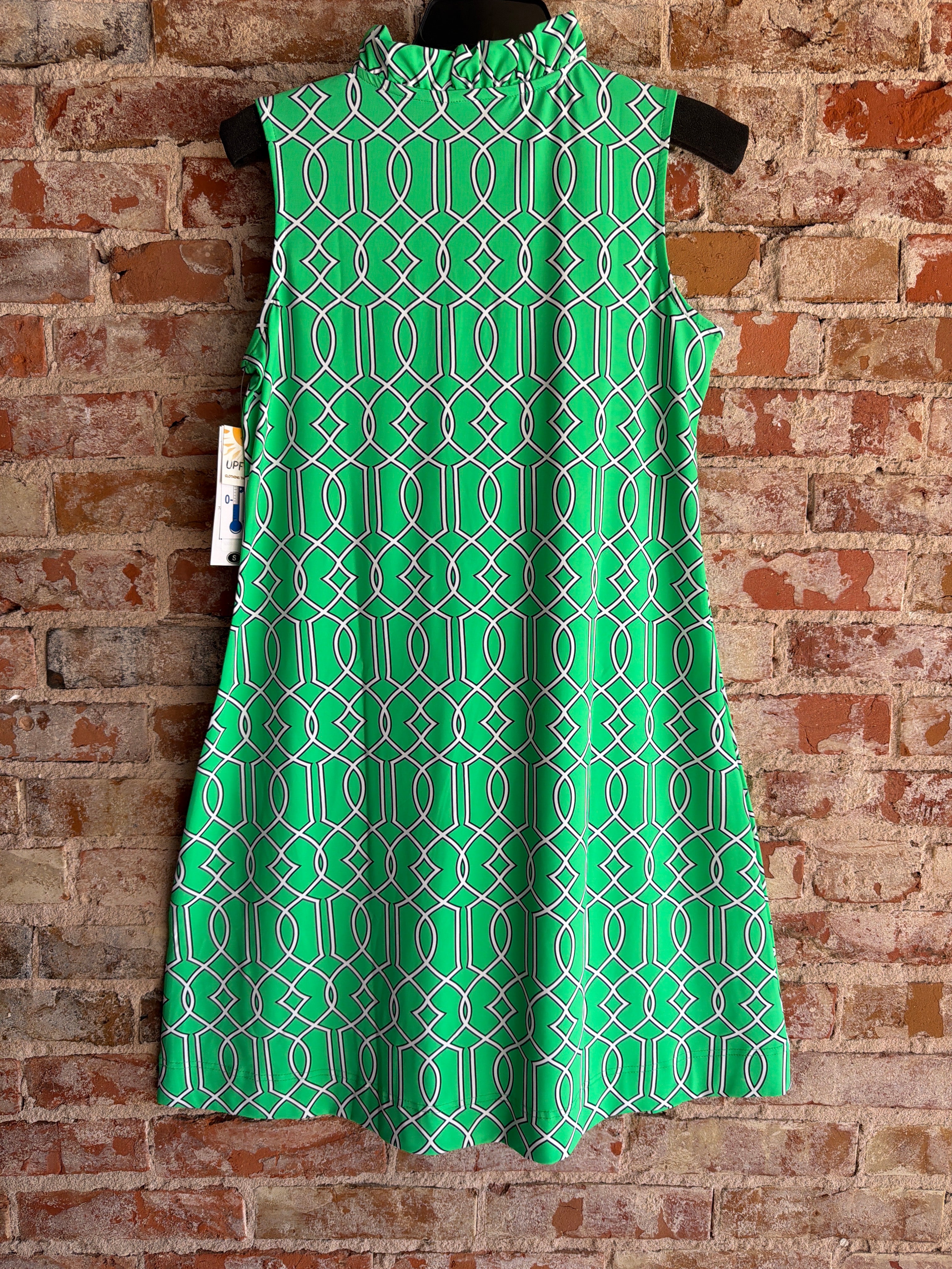 Lulu-B V-Neck Ruffle Dress