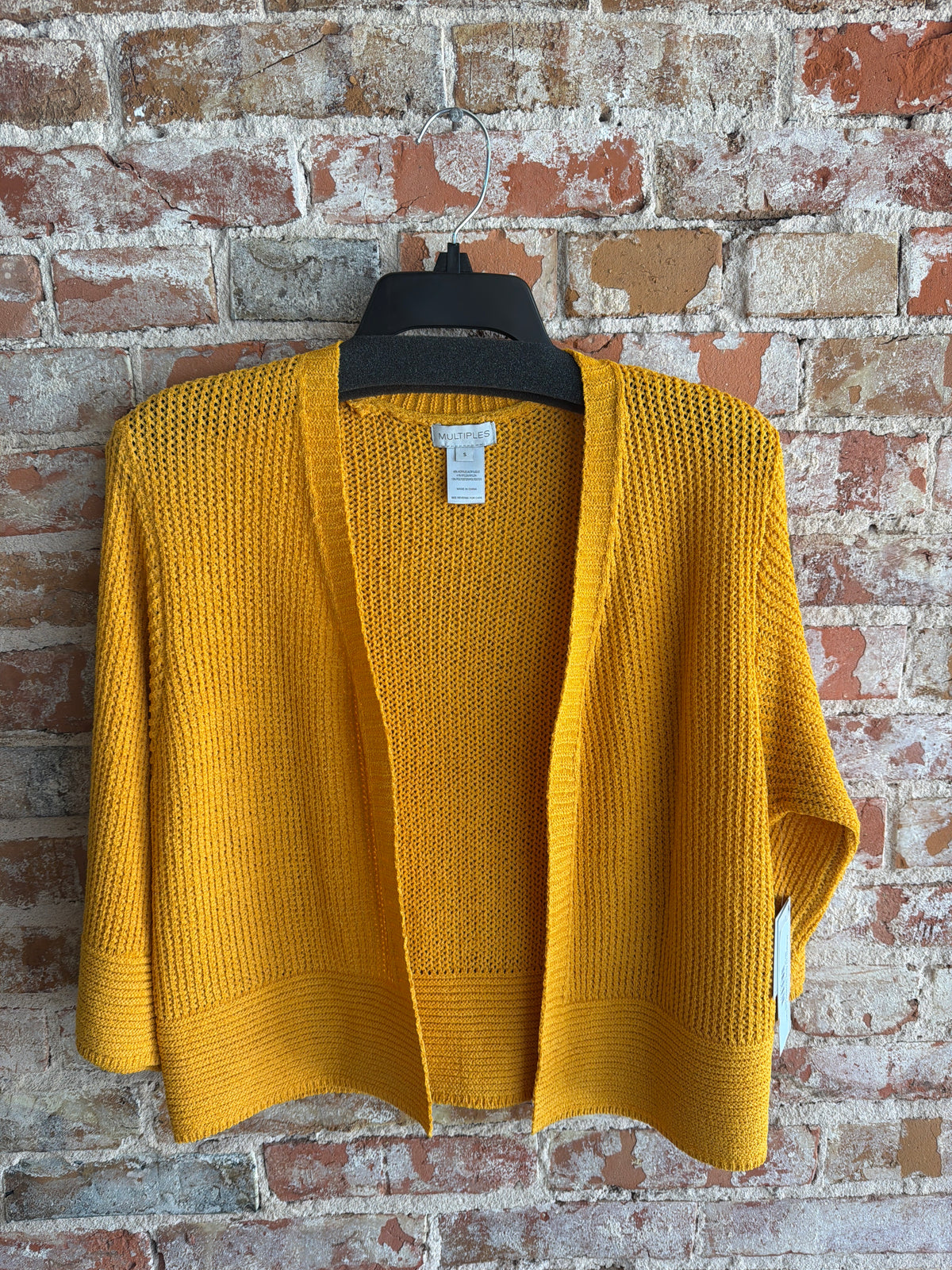 Multiples 3/4 Drop Shoulder Cardigan