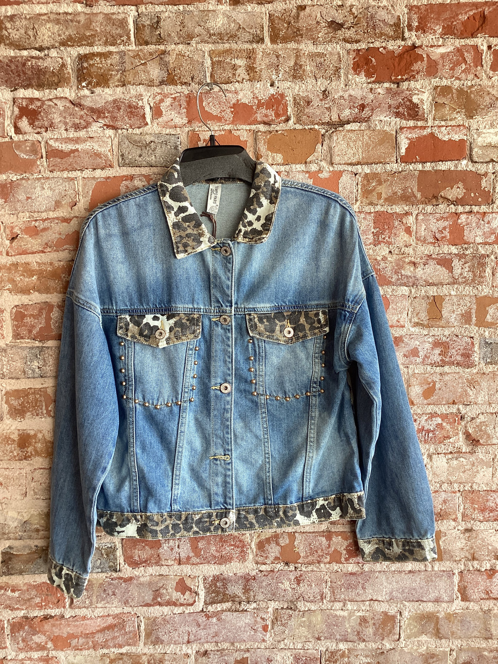 Tempo Leopard Trim Jacket