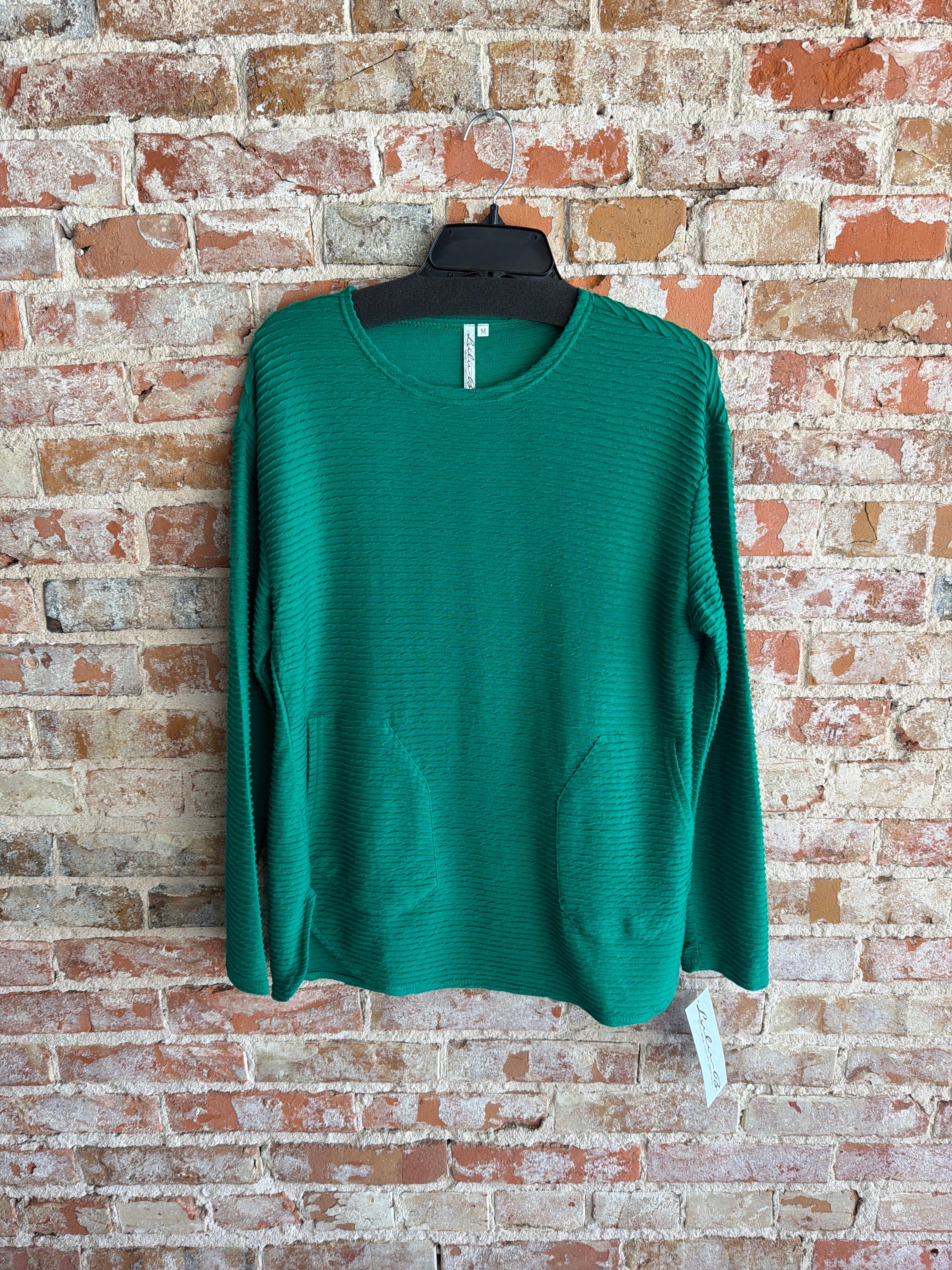 Lulu-B Waffle Tunic Sweater