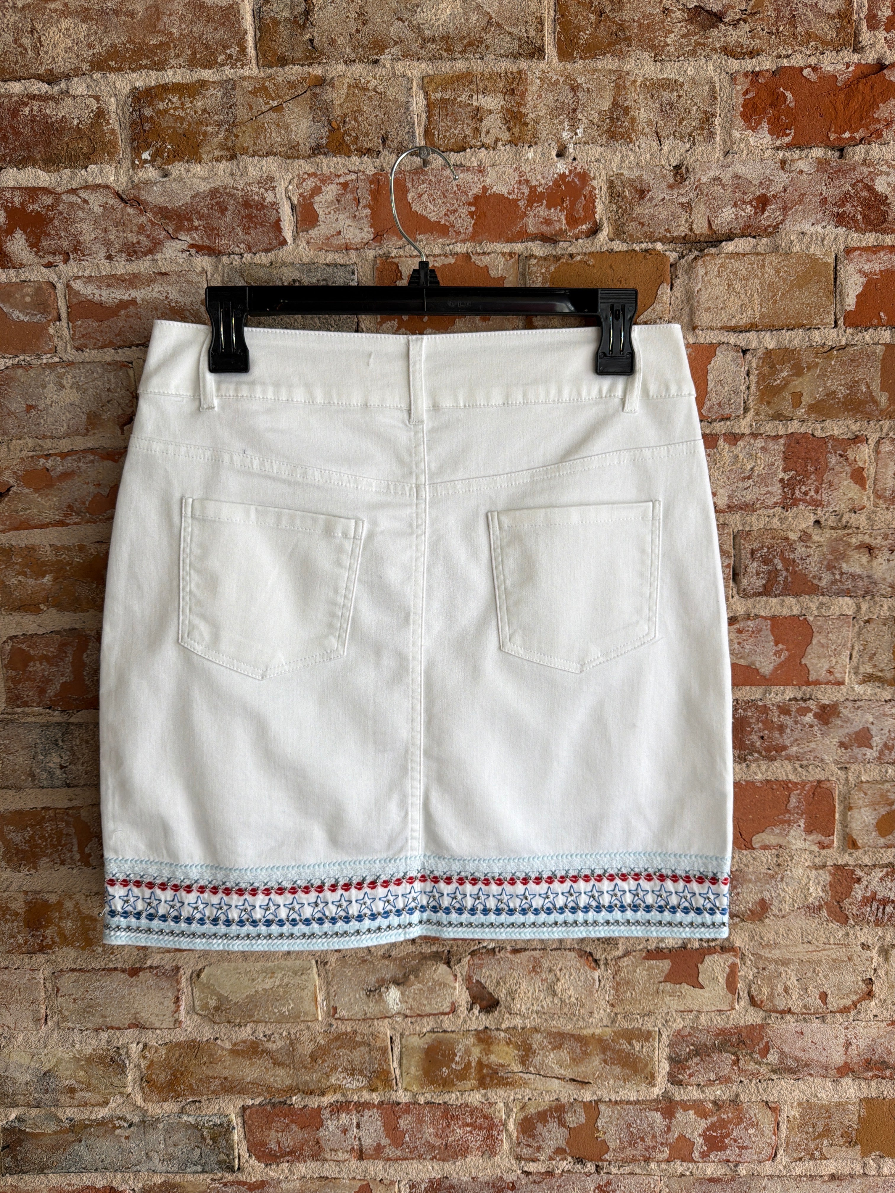 Lulu-B White All American Skort