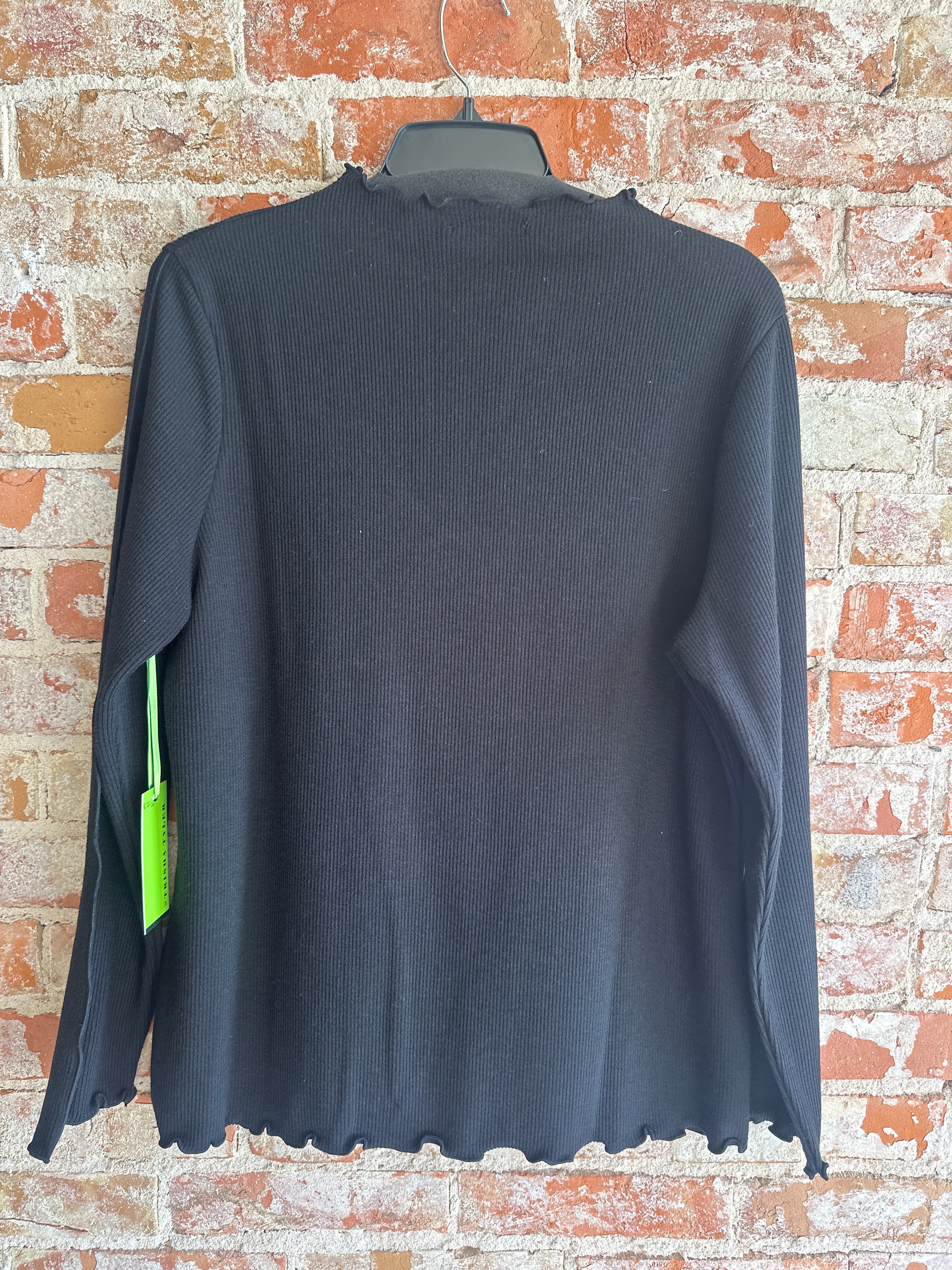 Trisha Tyler plain Black Top