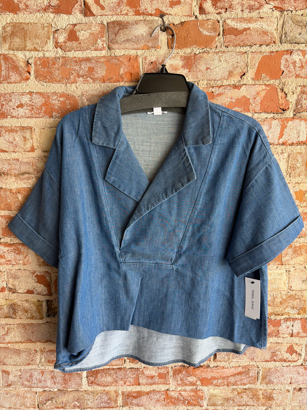 Tribal Flowy Popover Top