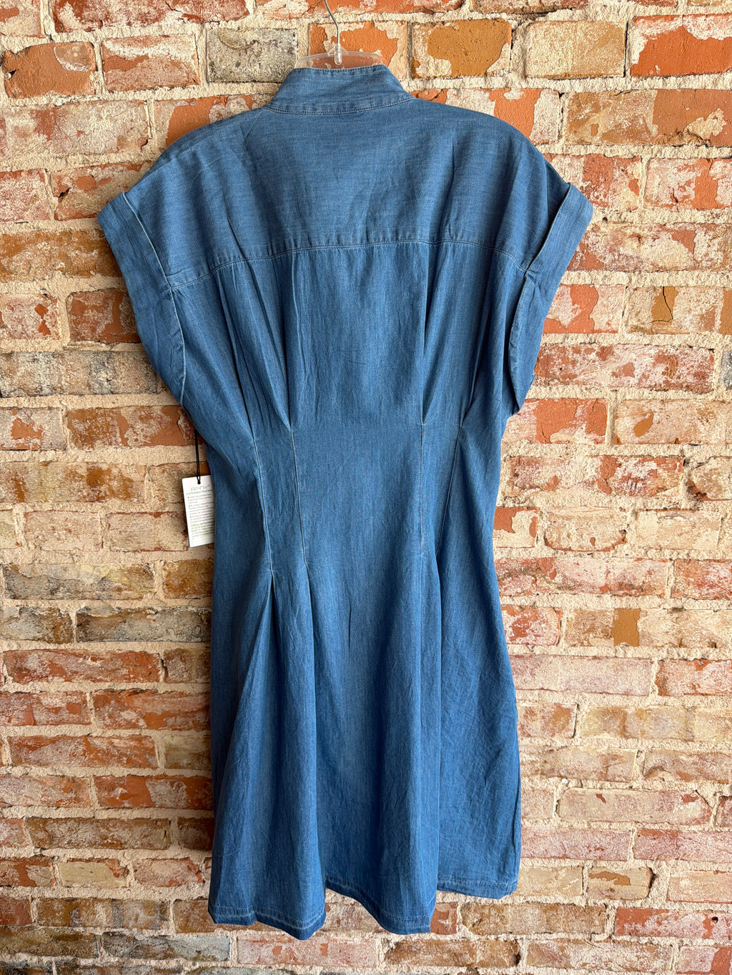 APNY Button Front Shirt Dress