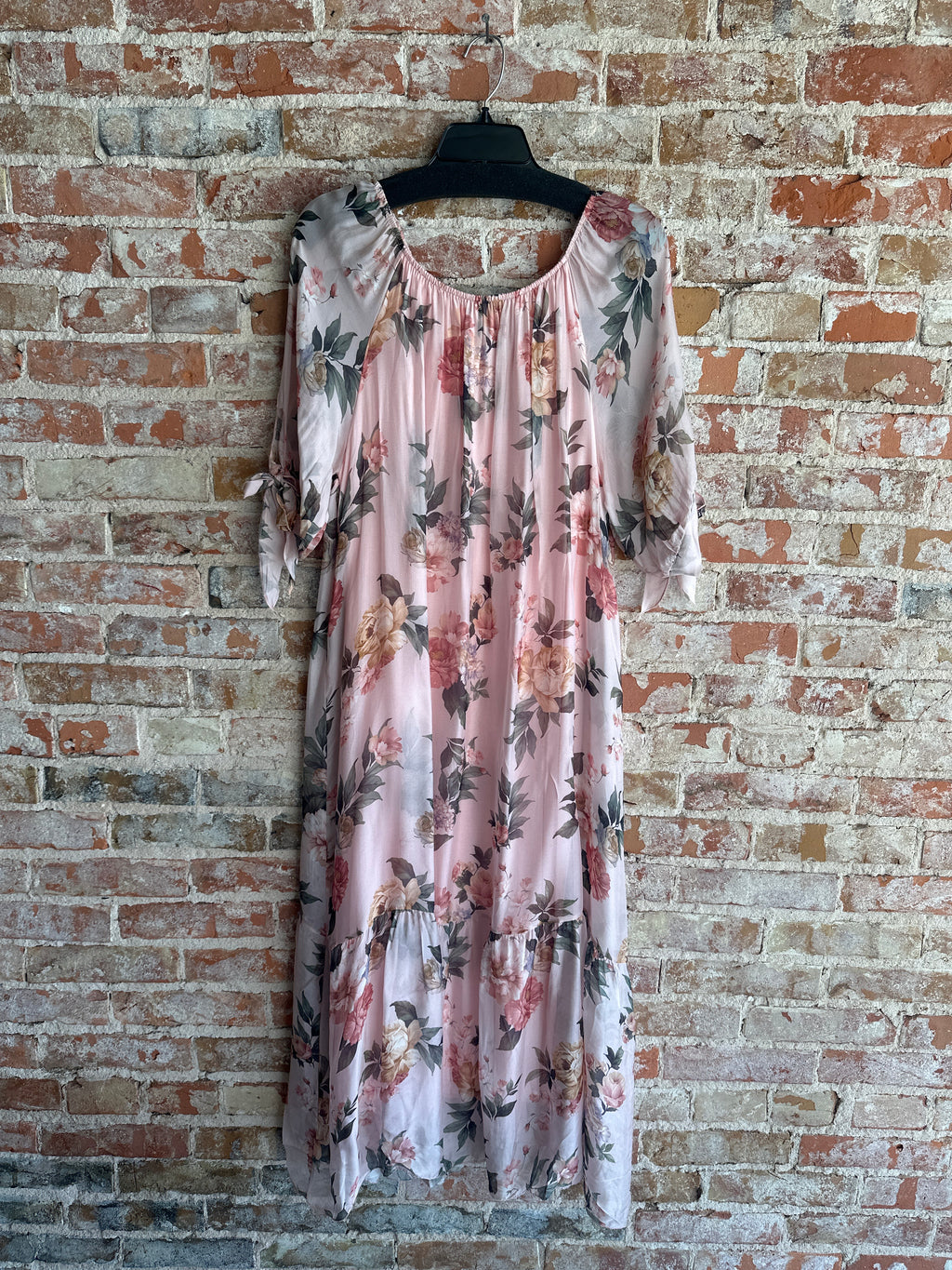 Tempo Paris Pink Silk Dress