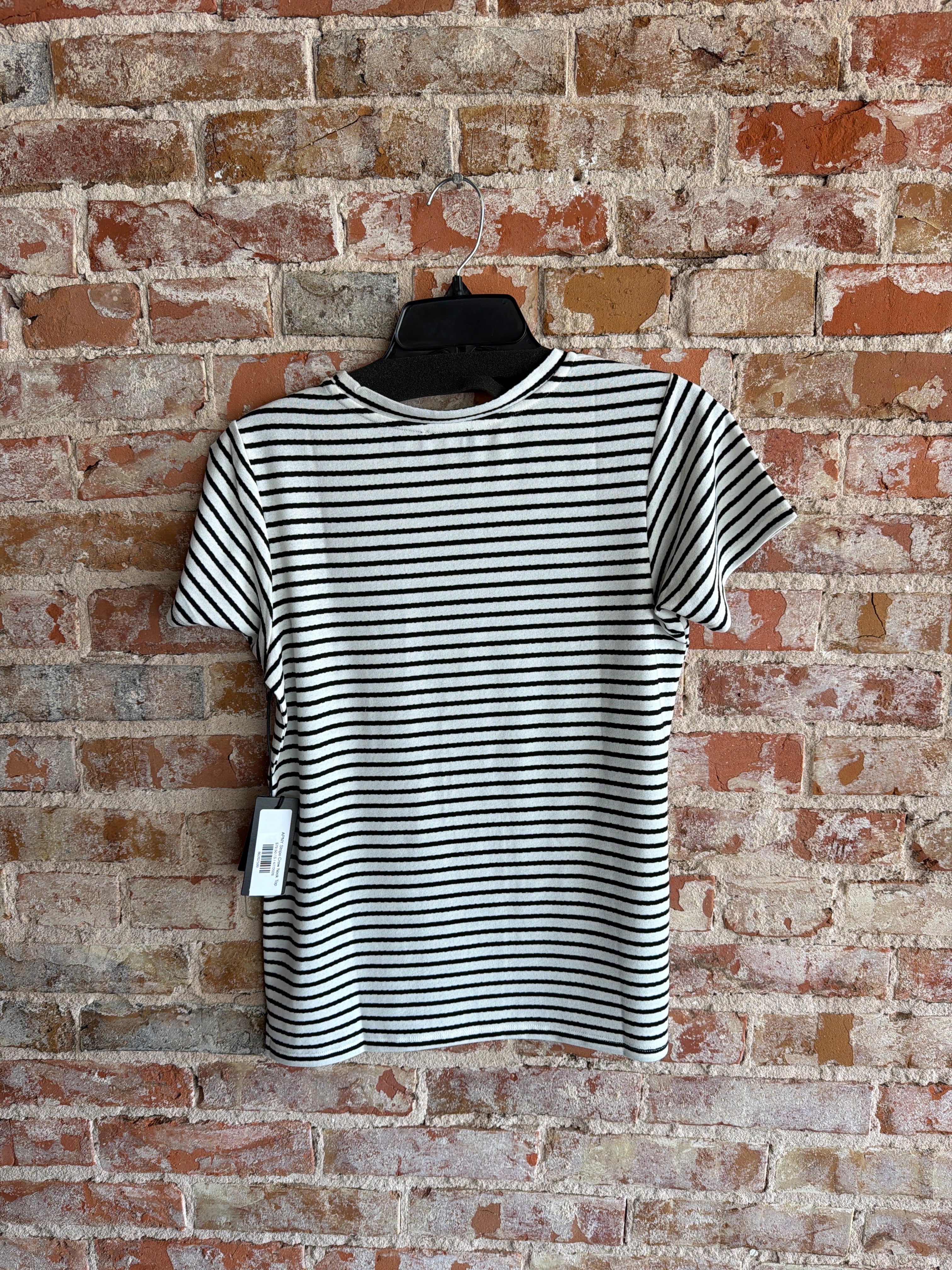 APNY Stripe Crew Neck Top