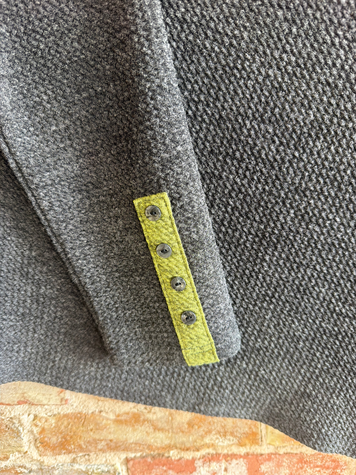 Trisha Tyler Mock Neck Sweater W/ Button