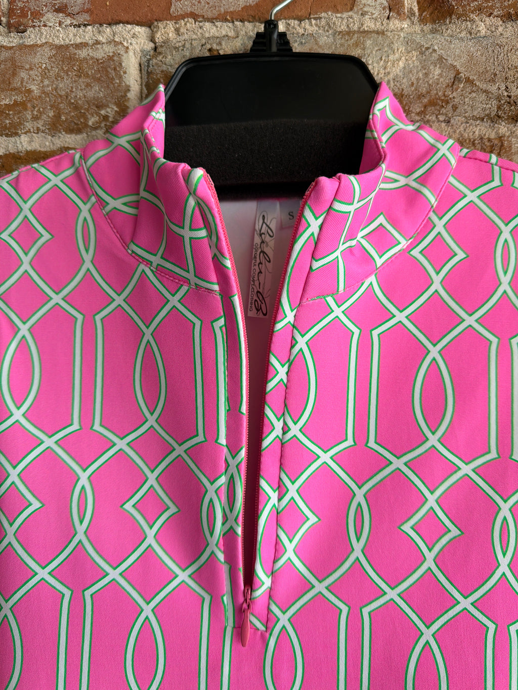 Lulu-B sleeveless printed zip Tank