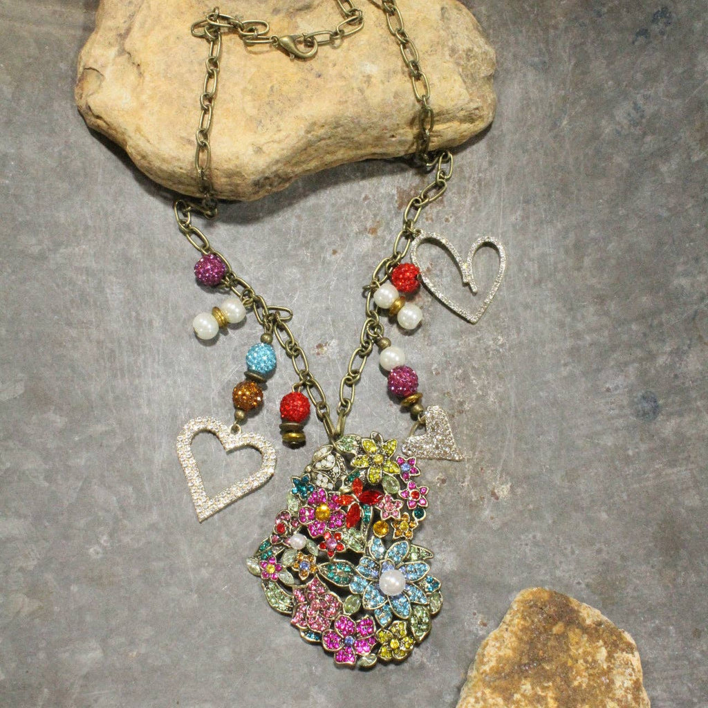 Cheerful Heart Charm'd Necklace
