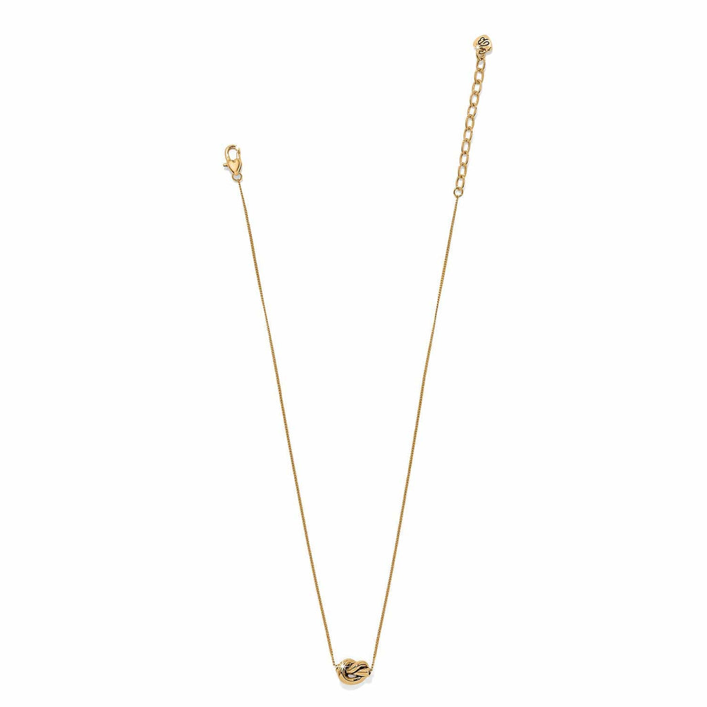 Brighton Interlok Single Knot Mini Necklace