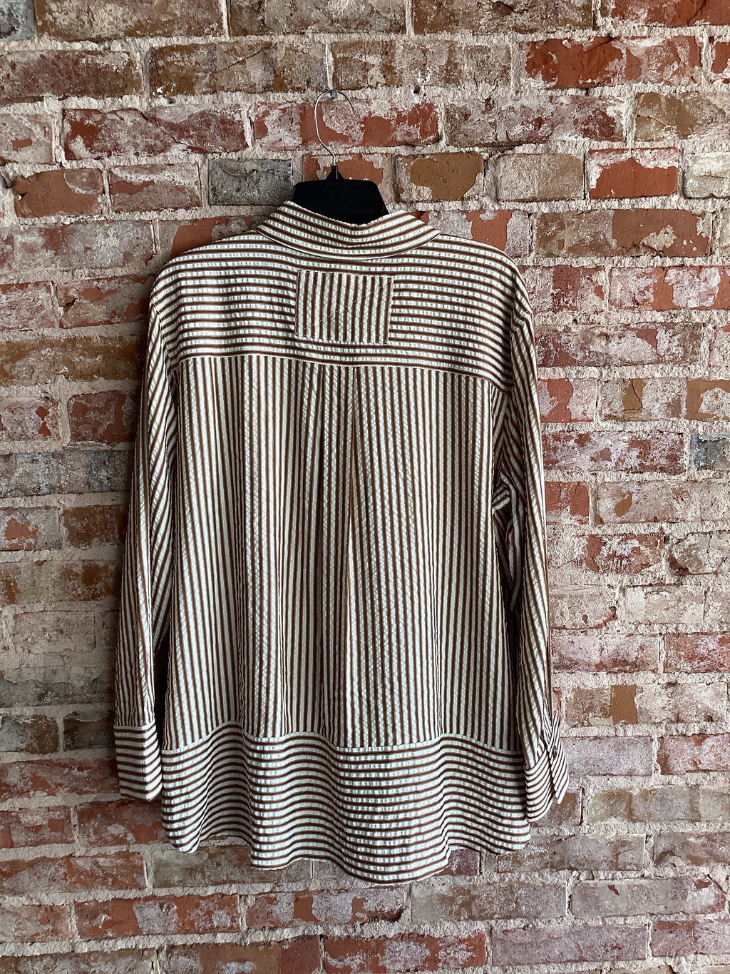 Multiples Button Cuffed Hi-Lo Shirt