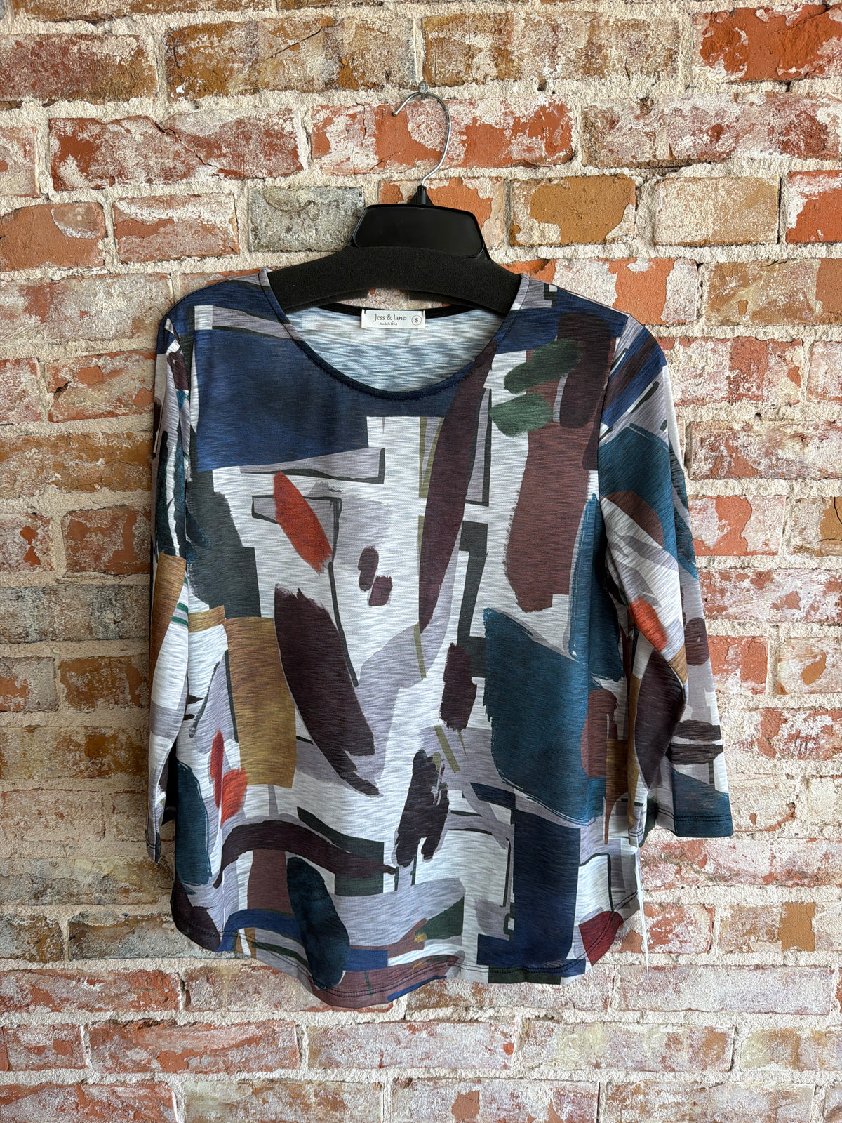 Jess&Jane Expression Rayon Hem Top