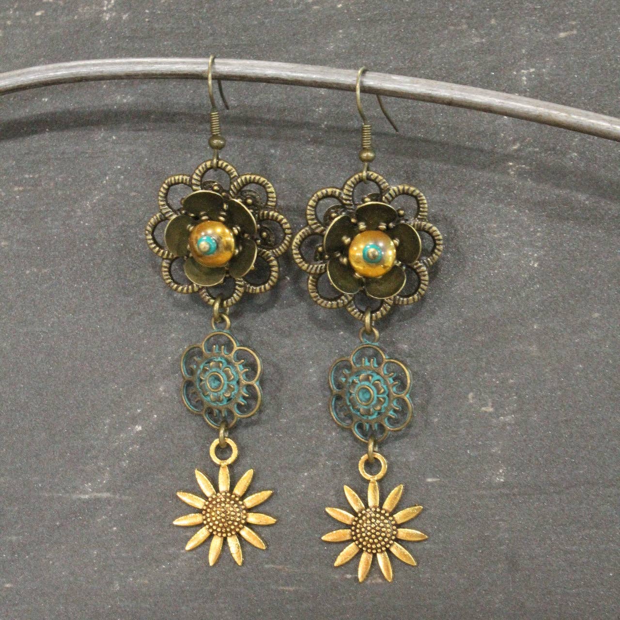 Busy Bee Dangle Earrings