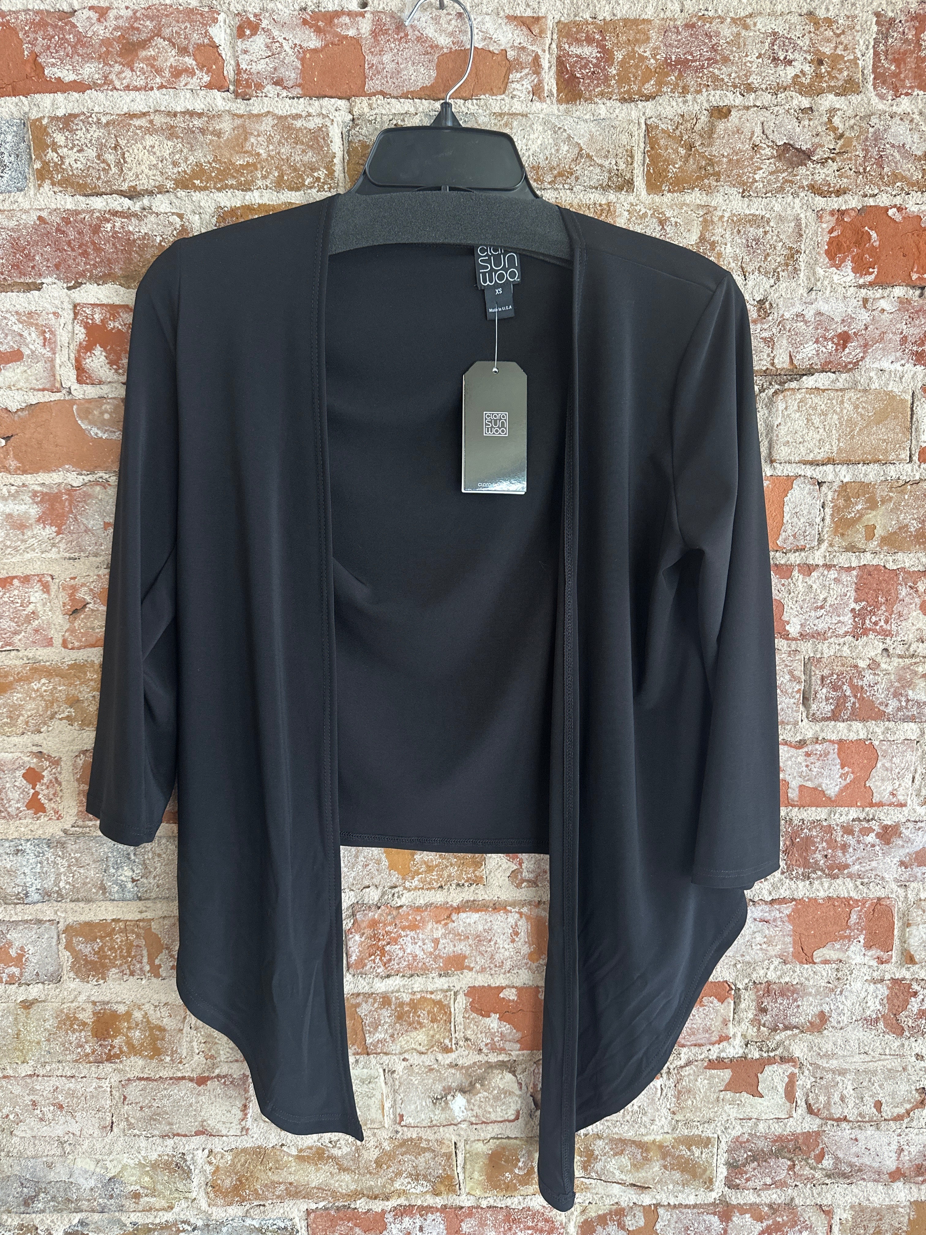 SunWoo black cardigan