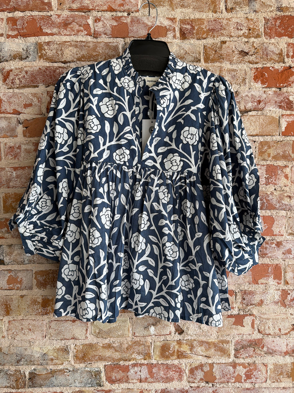 Jayshree Chloe Blue Top