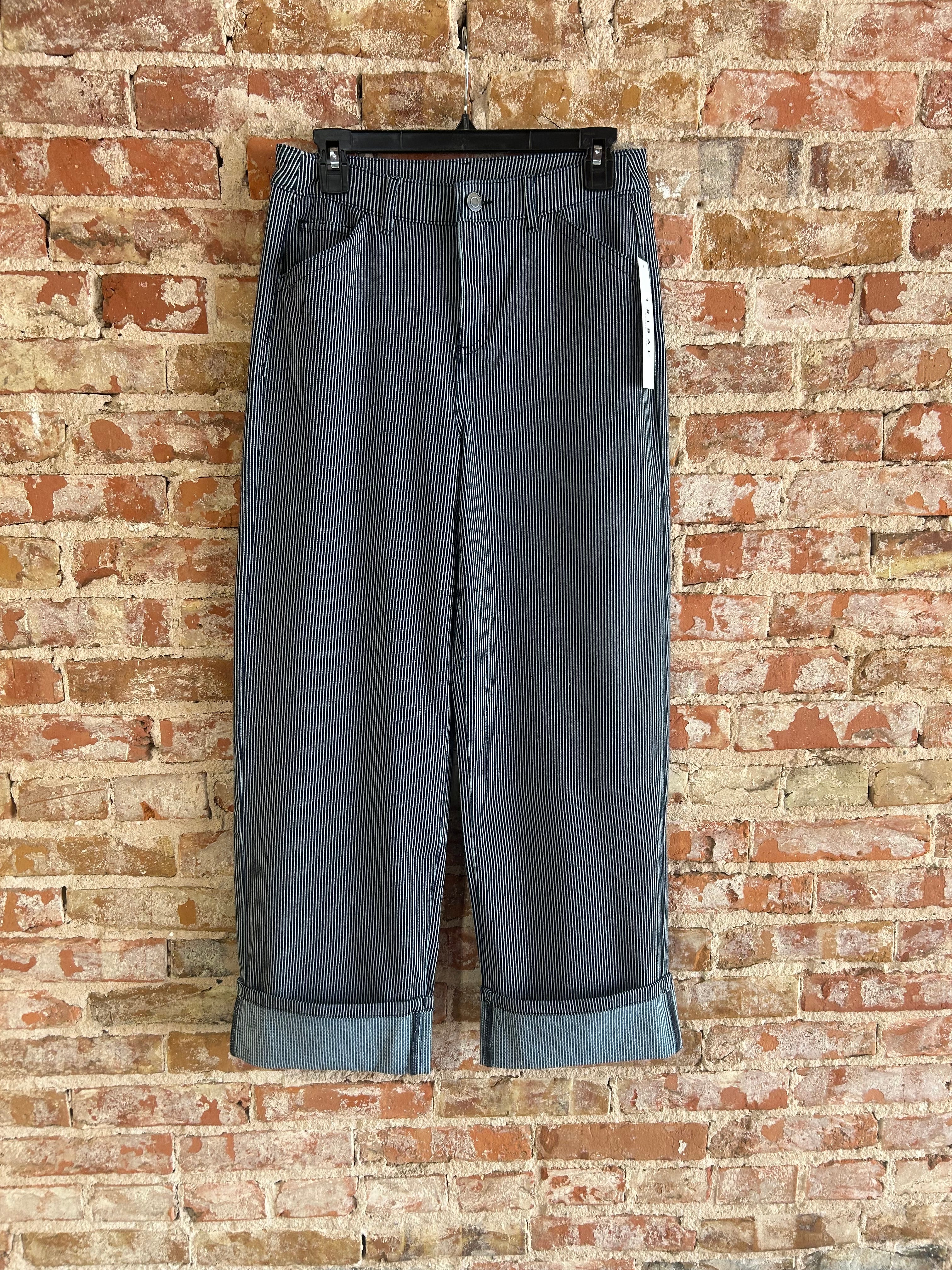 Tribal Wide Cuff Ankle Pant