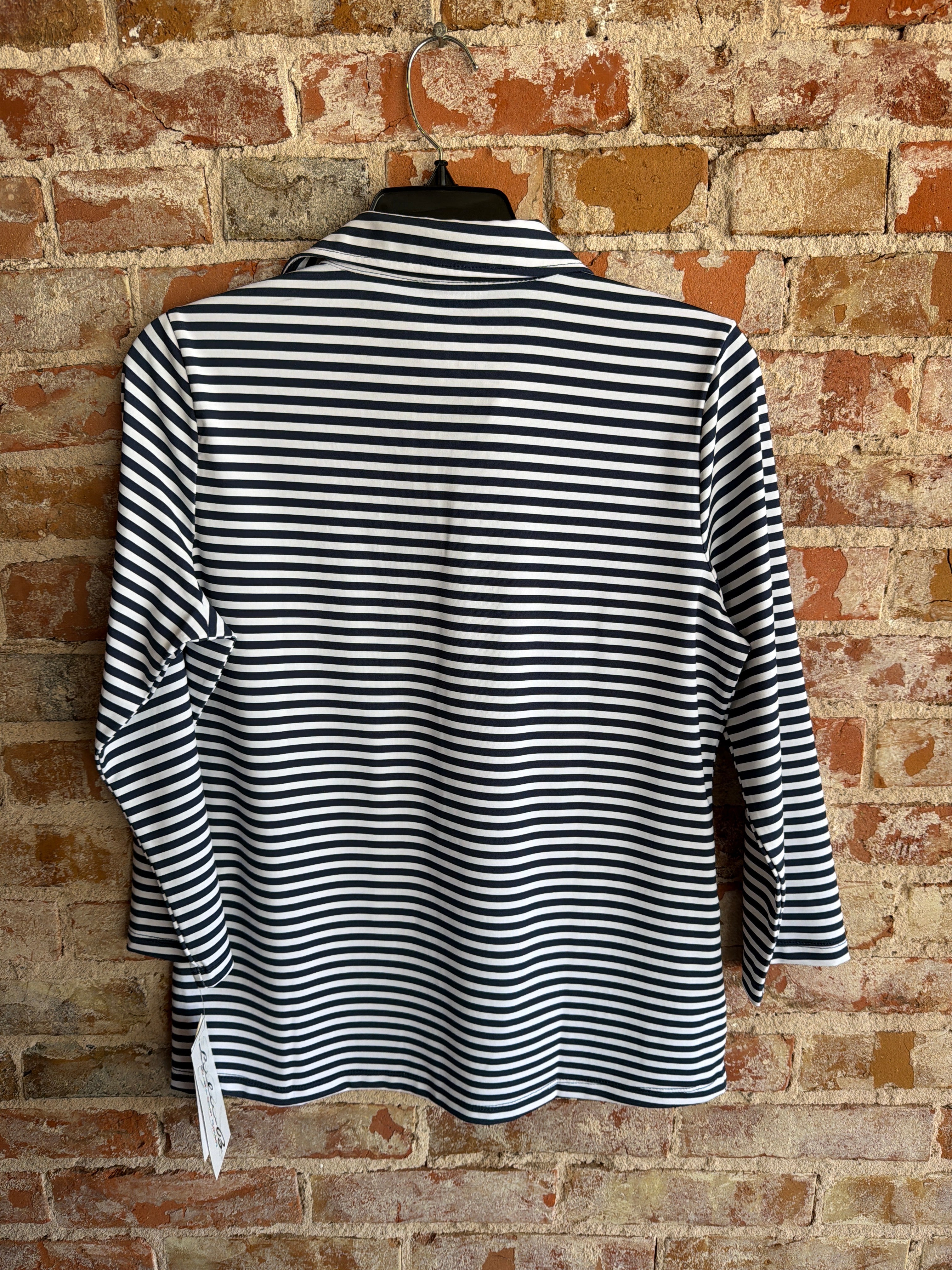 Lulu-B V-neck Stripe Top