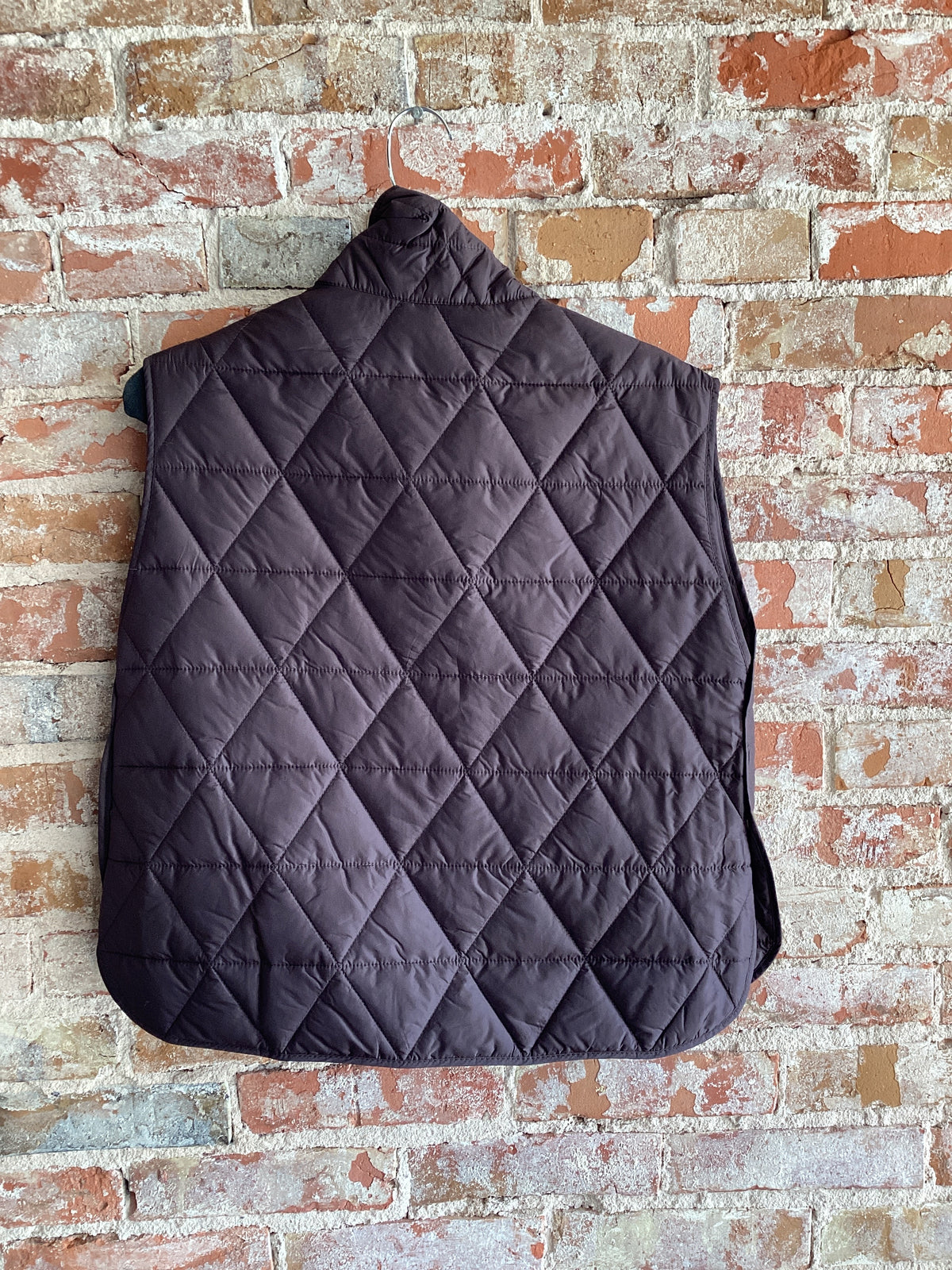 Multiples Woven Waist Zip Thru Vest