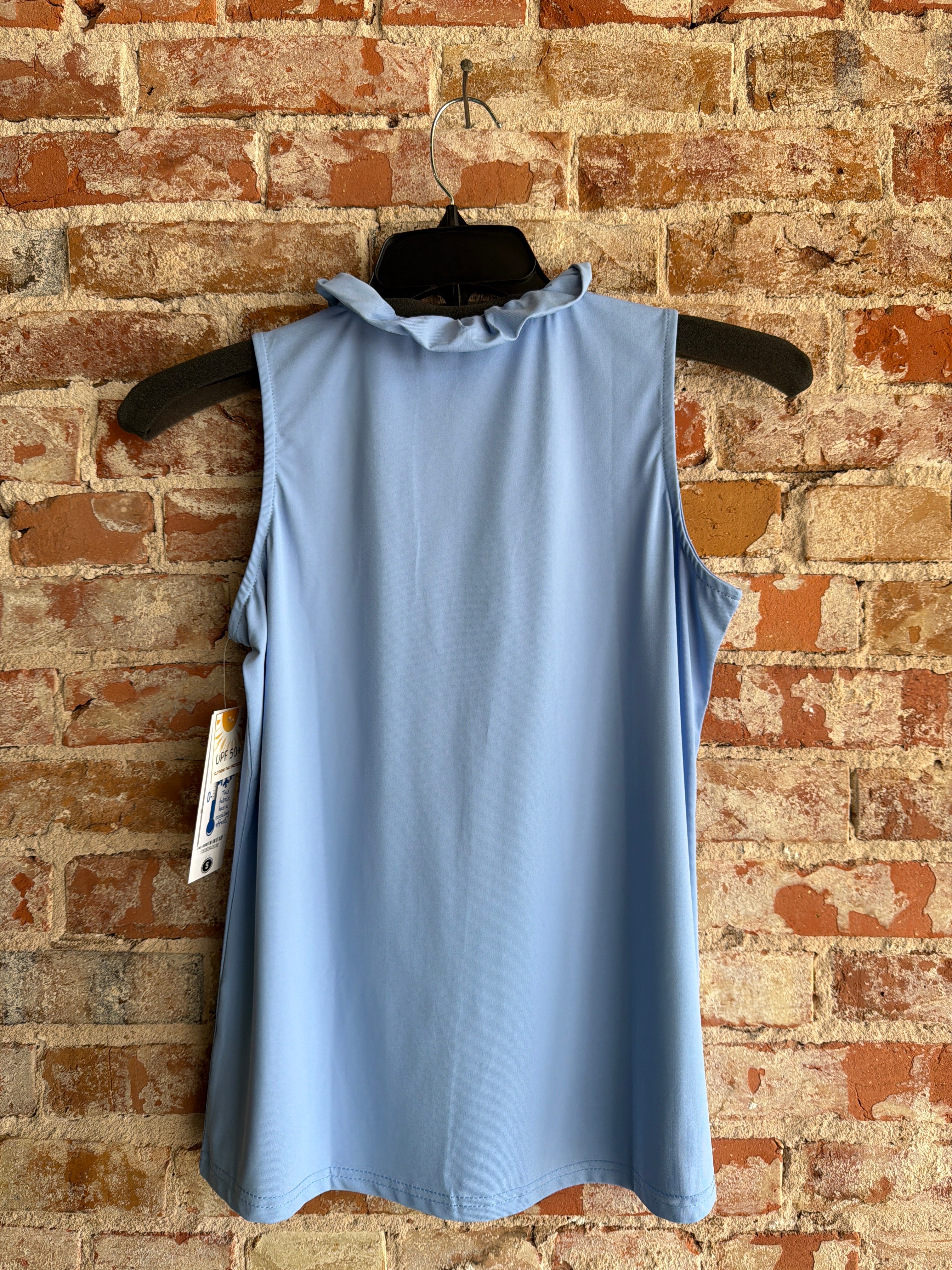 Lulu-B Ruffle V-Neck Tank