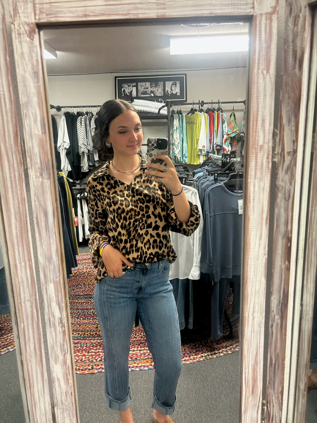 Joh. Jullian Animal Print Top