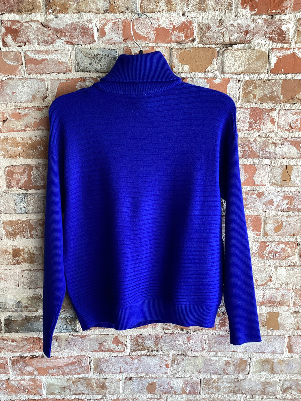 Tribal 1/4 Zip Royal Blue Sweater