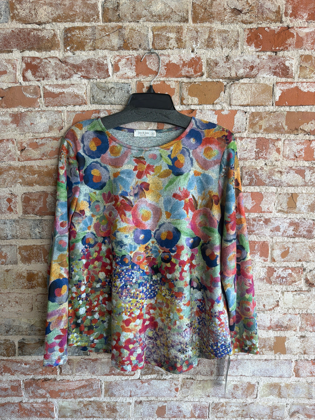 Jess&Jane Potpourri Brush Tunic Top