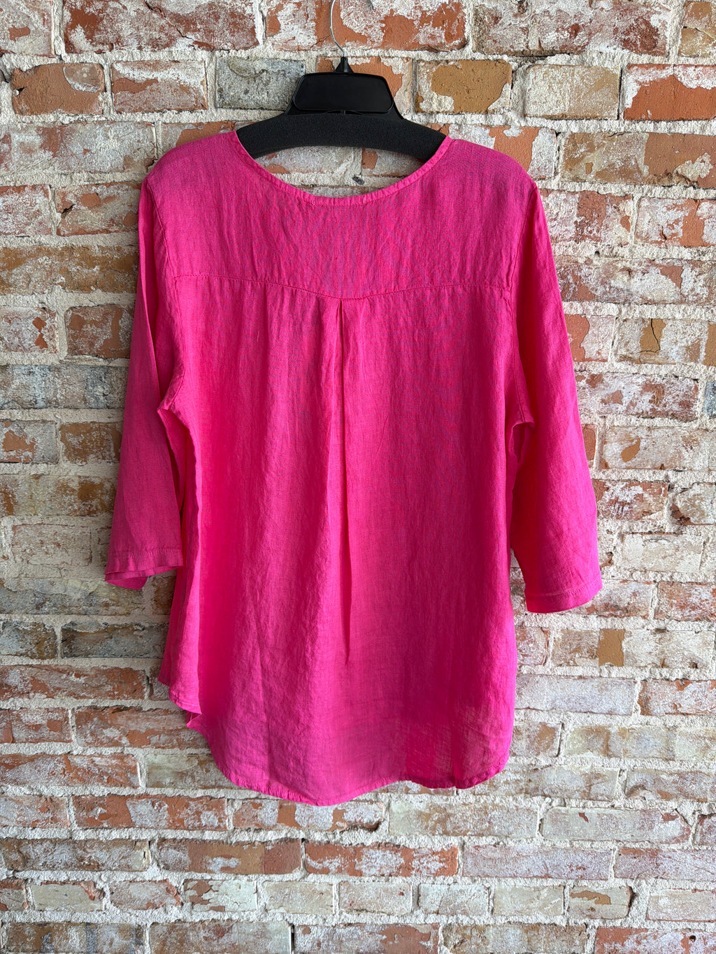 Tempo Paris Pink One Button Top