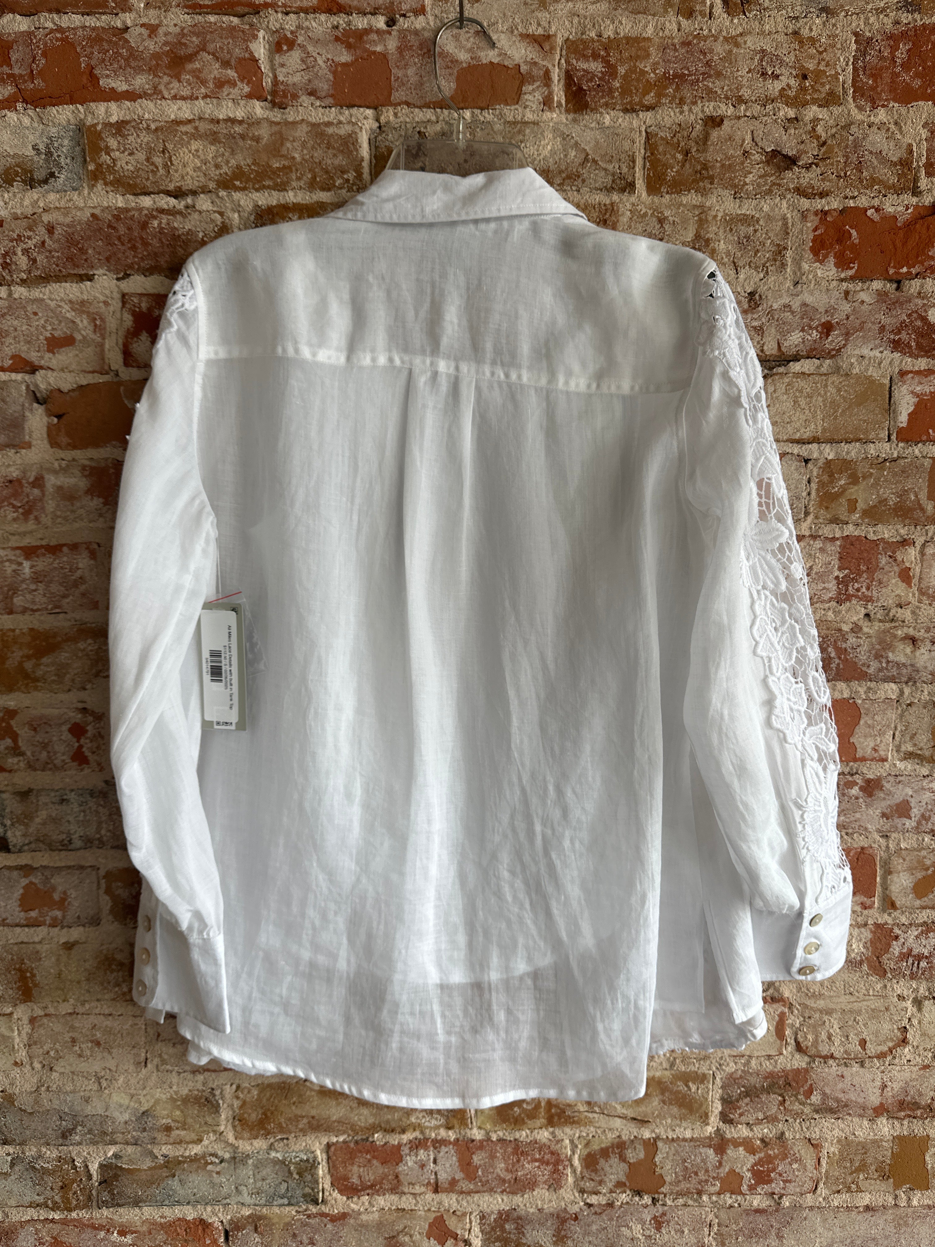 Ali Miles Lace Details with built in Tank Top