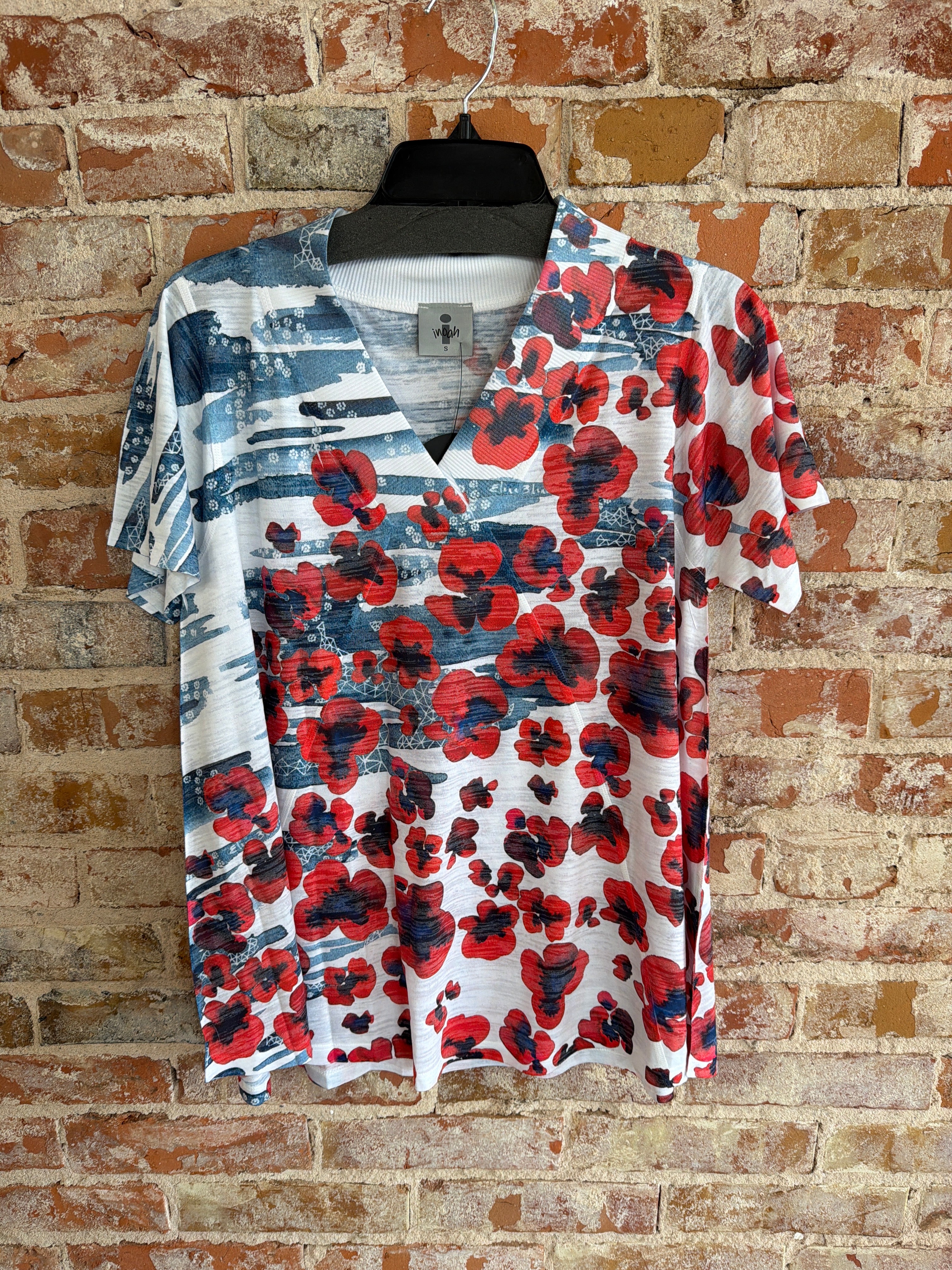 Inoah V Neck 2 pattern Top