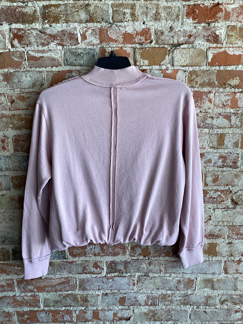 Tribal Cropped Bubble Sweatshirt
