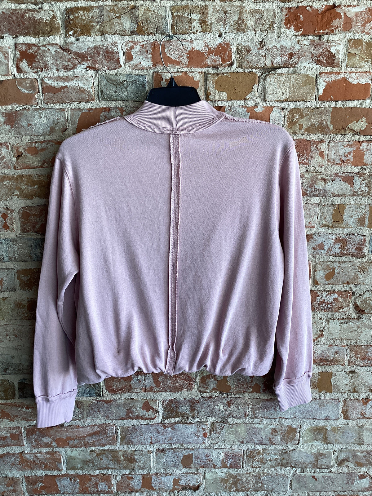 Tribal Cropped Bubble Sweatshirt