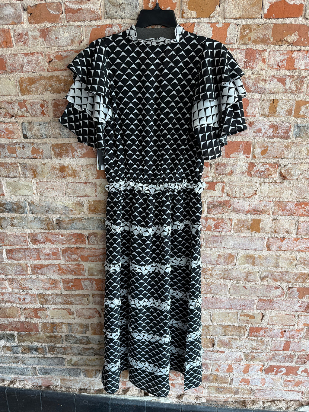 APNY Ruffle Tiered Maxi Dress