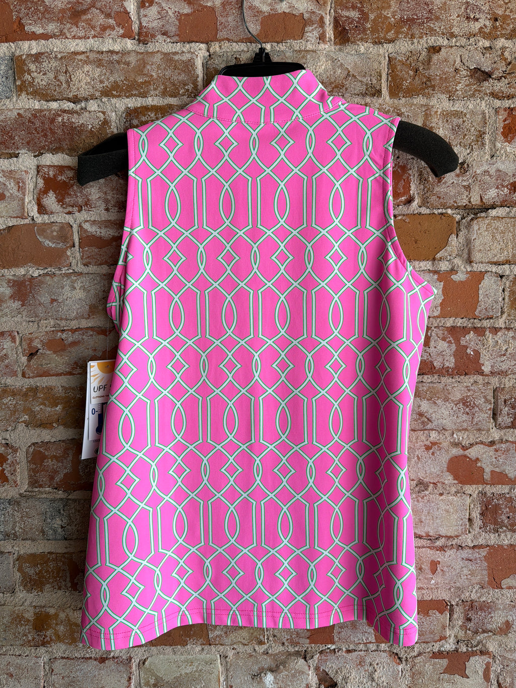 Lulu-B sleeveless printed zip Tank