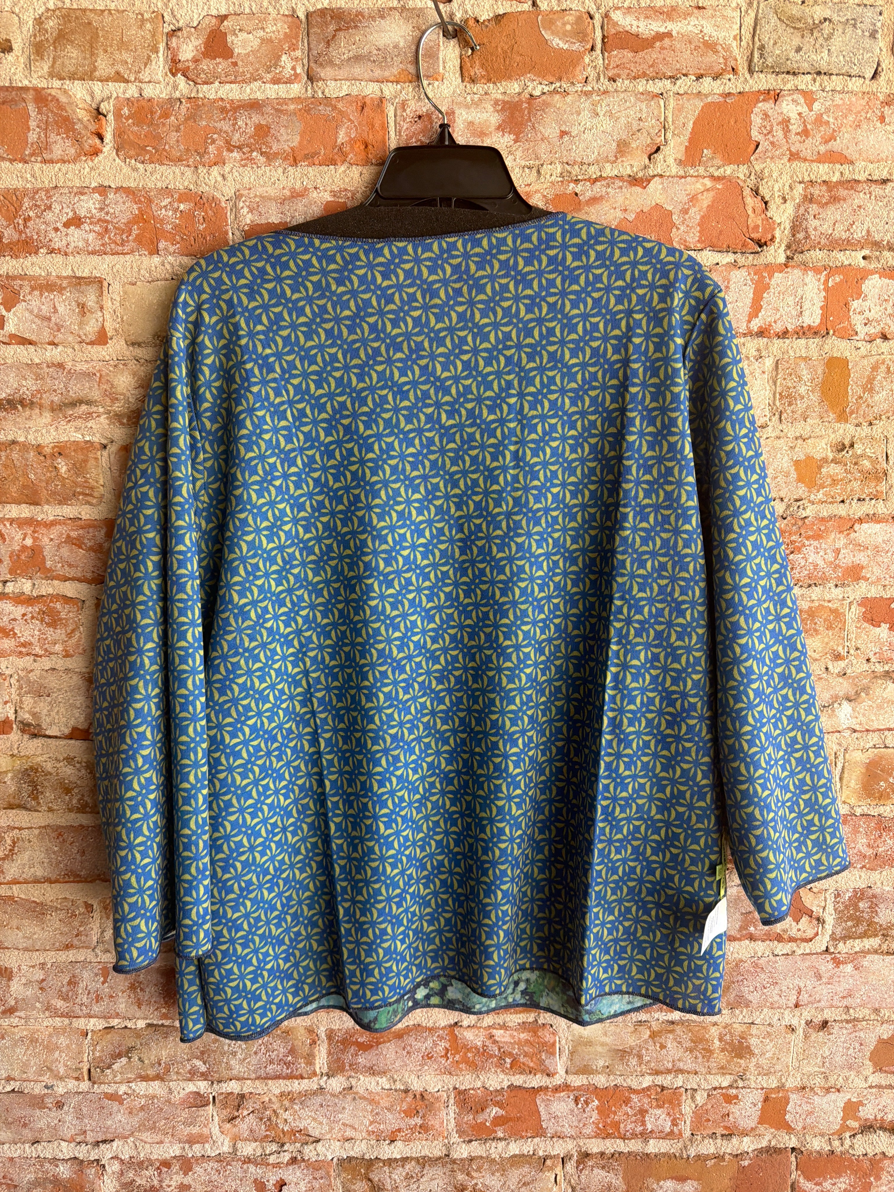 Trisha Tyler Floral Reversible Crewneck Top