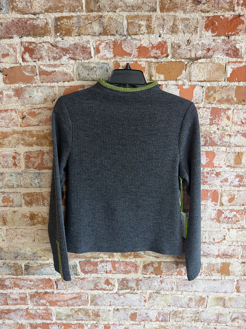 Trisha Tyler Mock Neck Sweater W/ Button