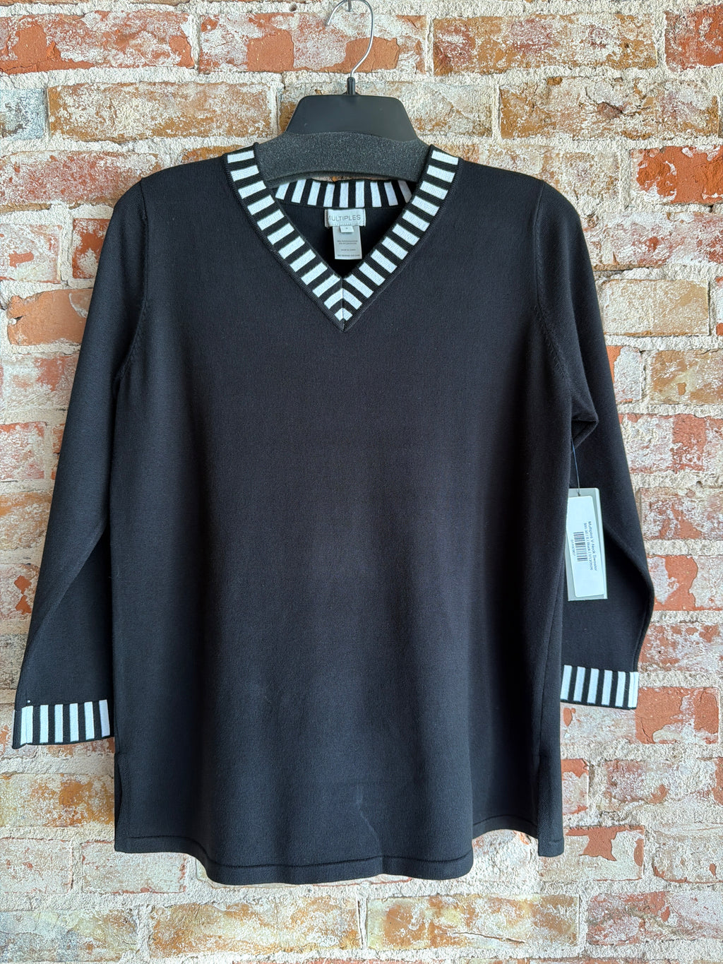 Multiples V-Neck Sweater