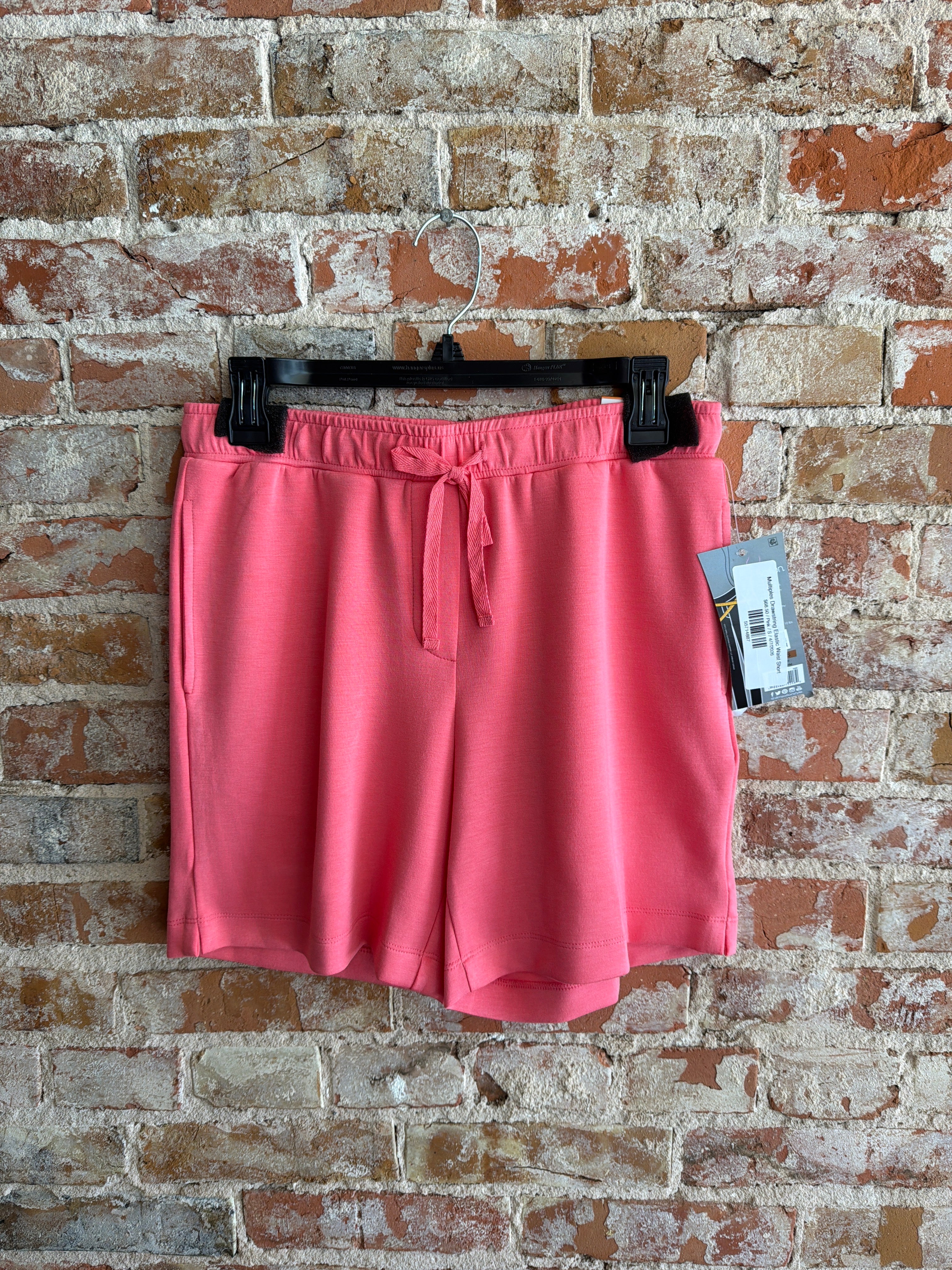 Multiples Drawstring Elastic Waist Short