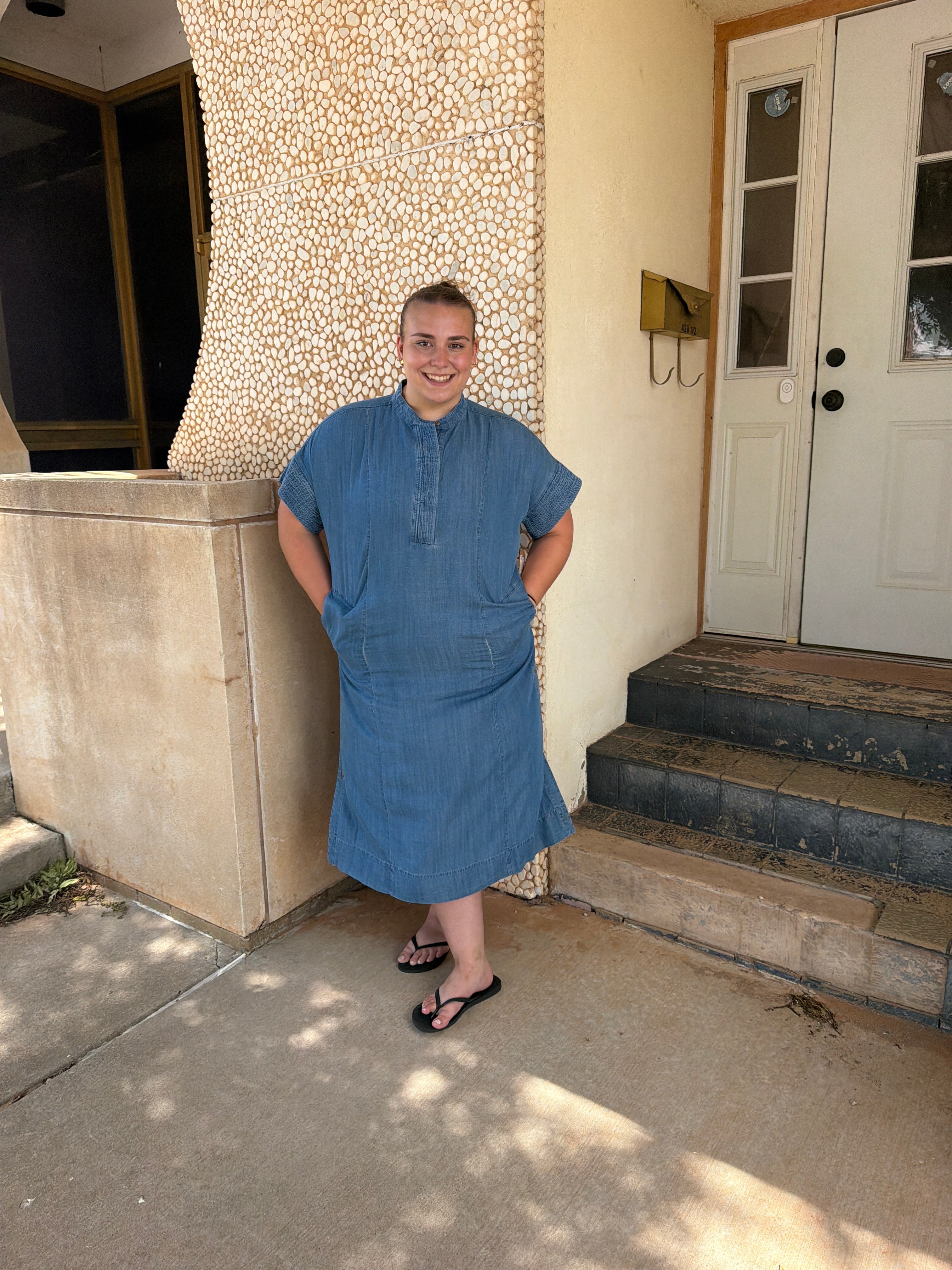 Tru Luxe Long Denim Dress