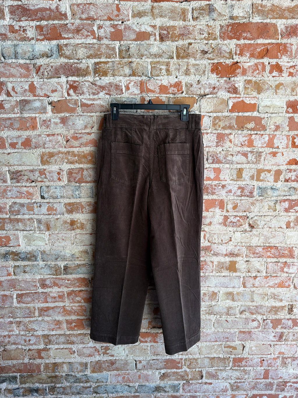 Tru Luxe Velveteen Fly Crop Pant