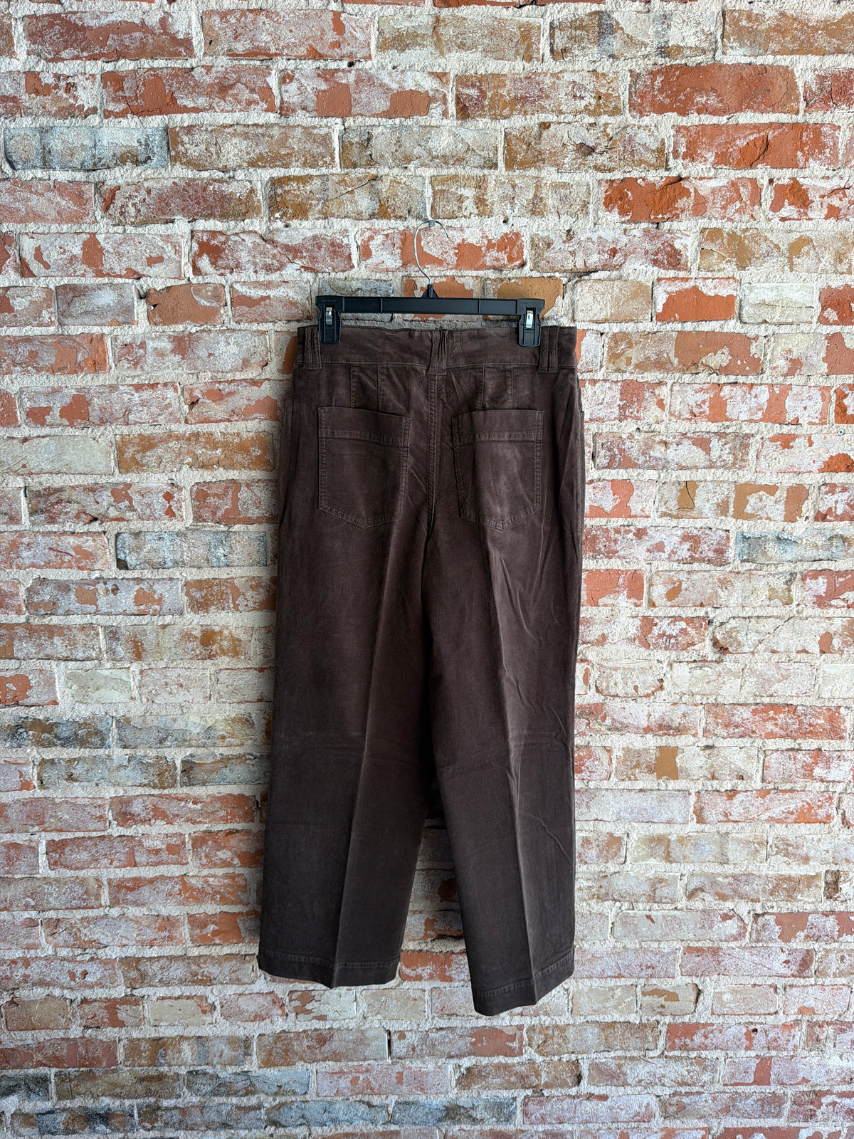 Tru Luxe Velveteen Fly Crop Pant