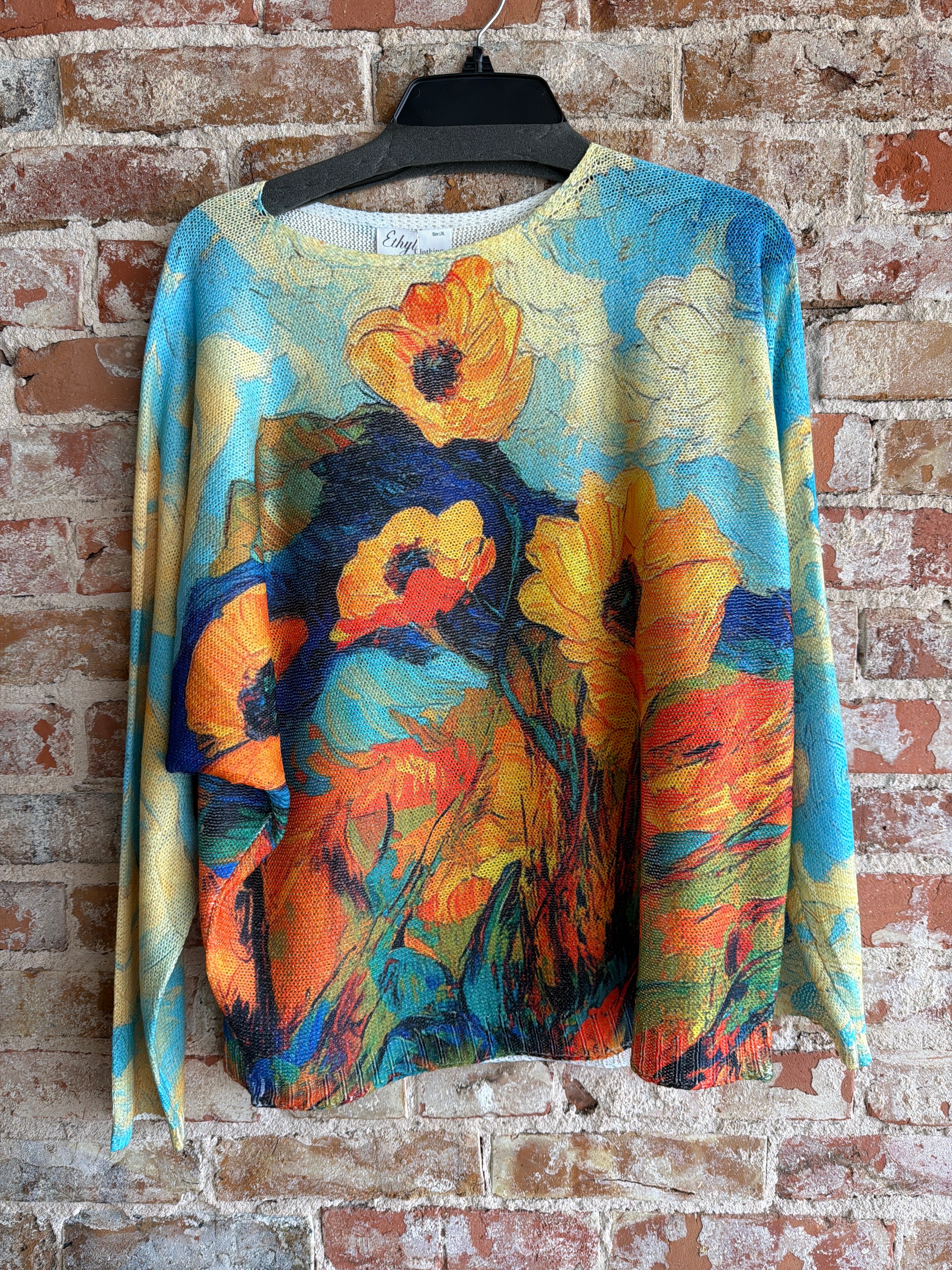 Ethyl Long sleeve Floral printed top