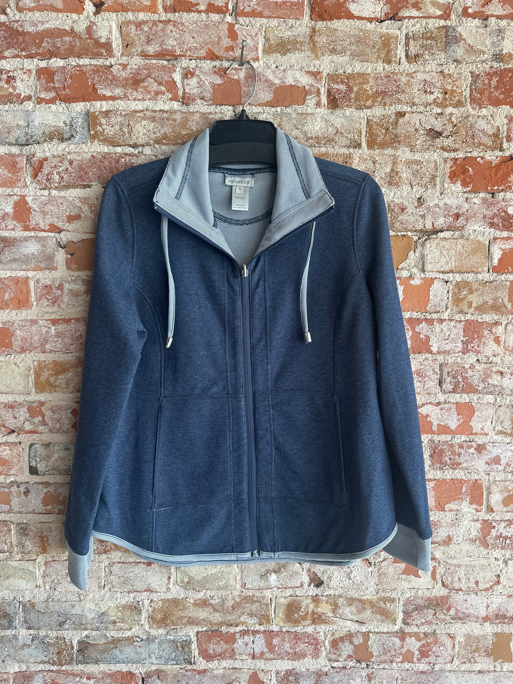 Multiples Drawstring Reversible Jacket