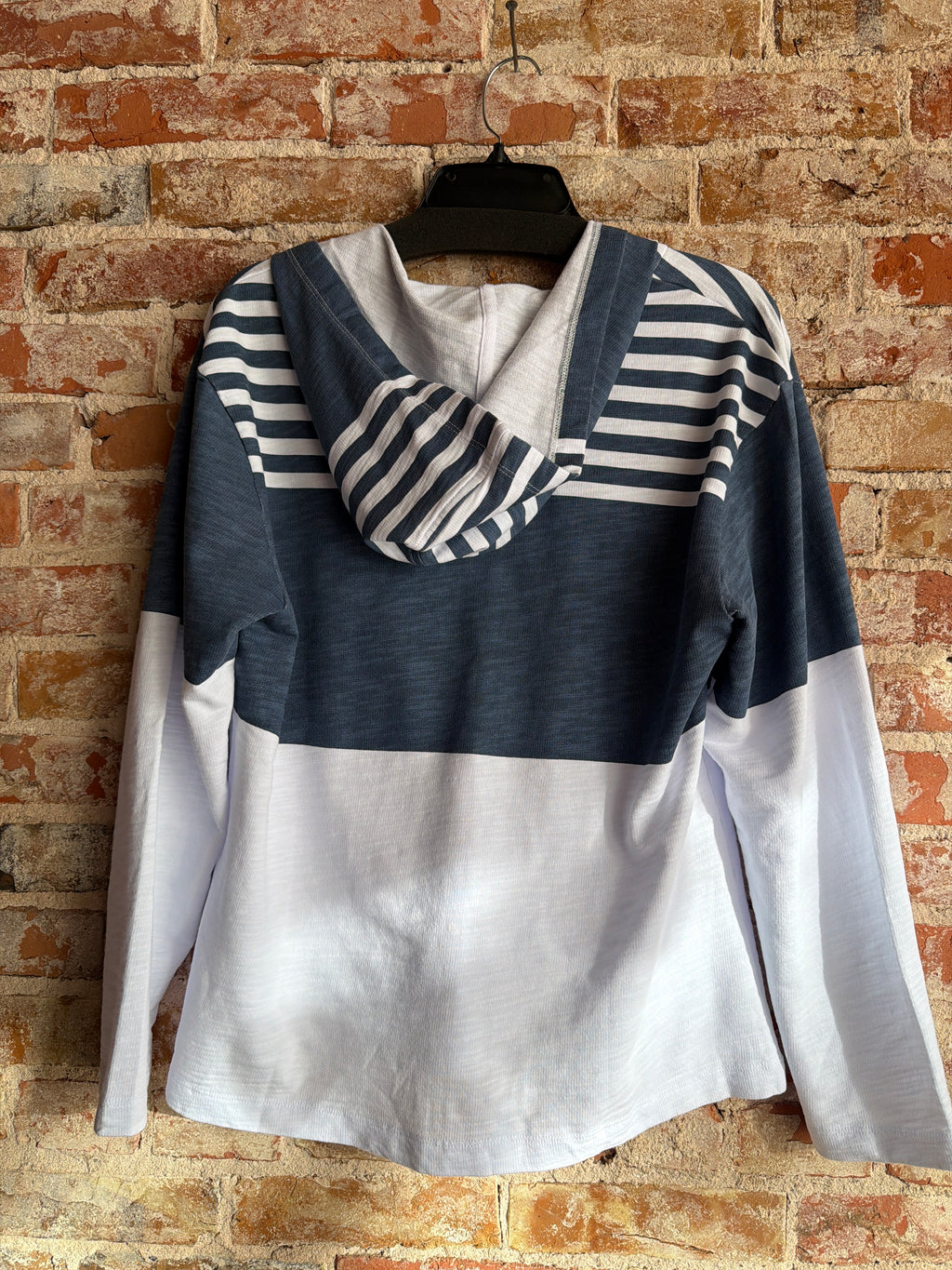 Color Block Zipper Hoodie